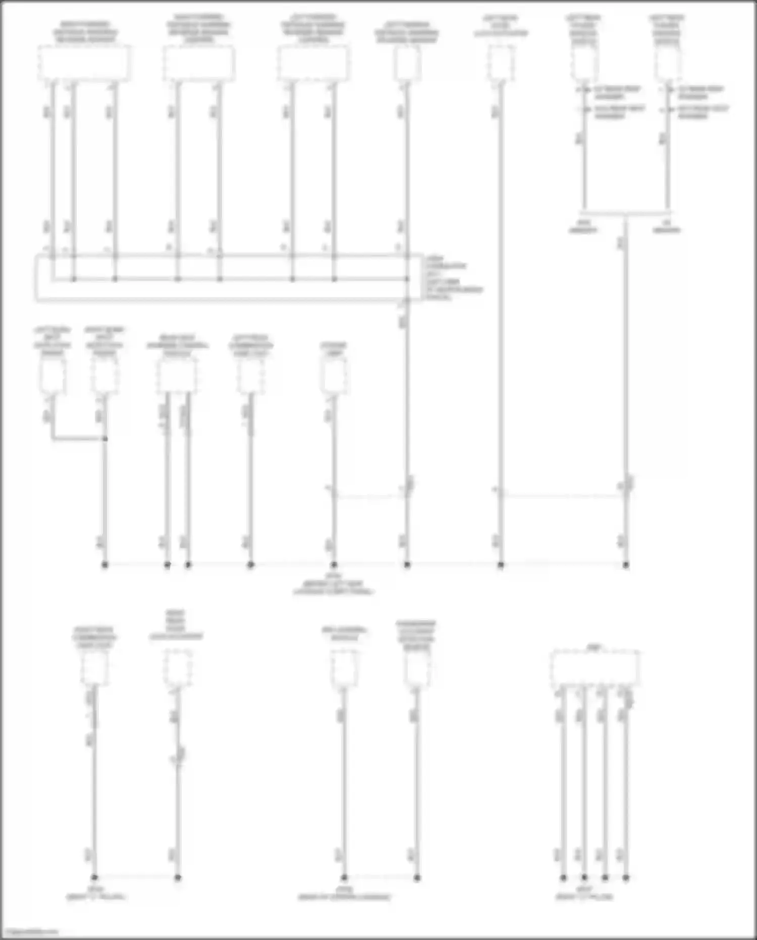 Wiring diagram left rear door lock actuator for Hyundai IONIQ I (2016-2024) (11 of 13)