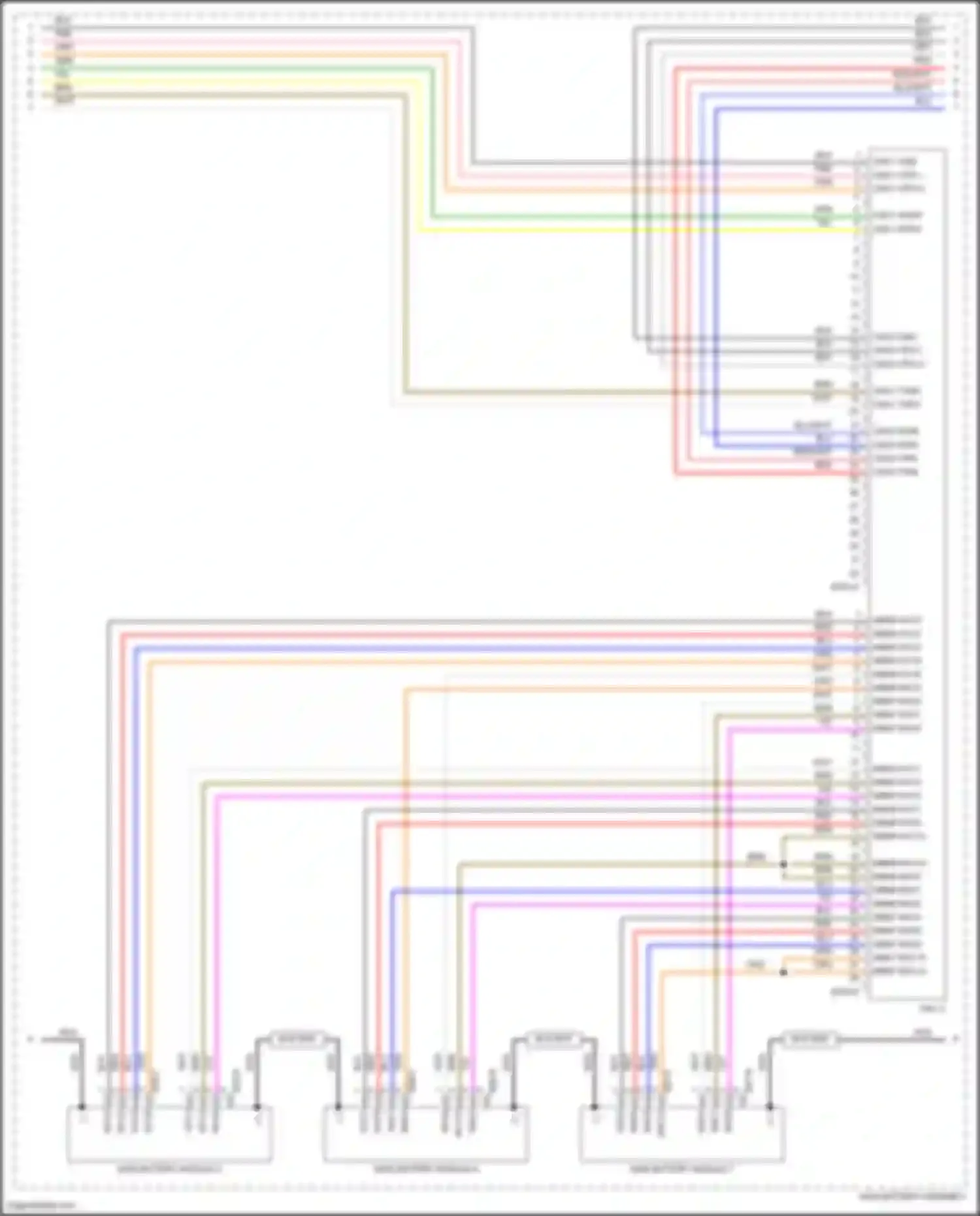 Wiring diagram main battery module 6 for Hyundai IONIQ I (2016-2024) (1 of 1)