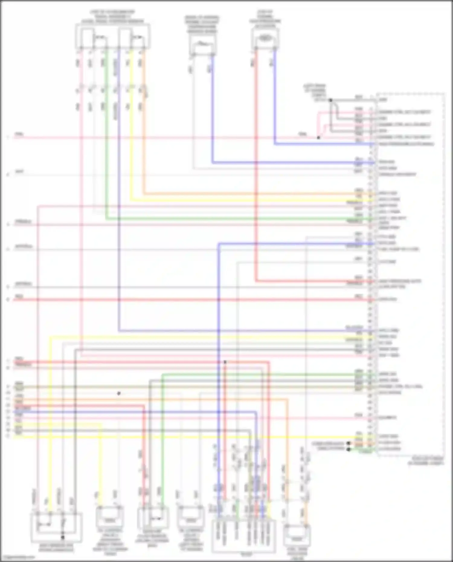 Wiring diagram mass air flow sensor for Hyundai IONIQ I (2016-2024) (2 of 2)