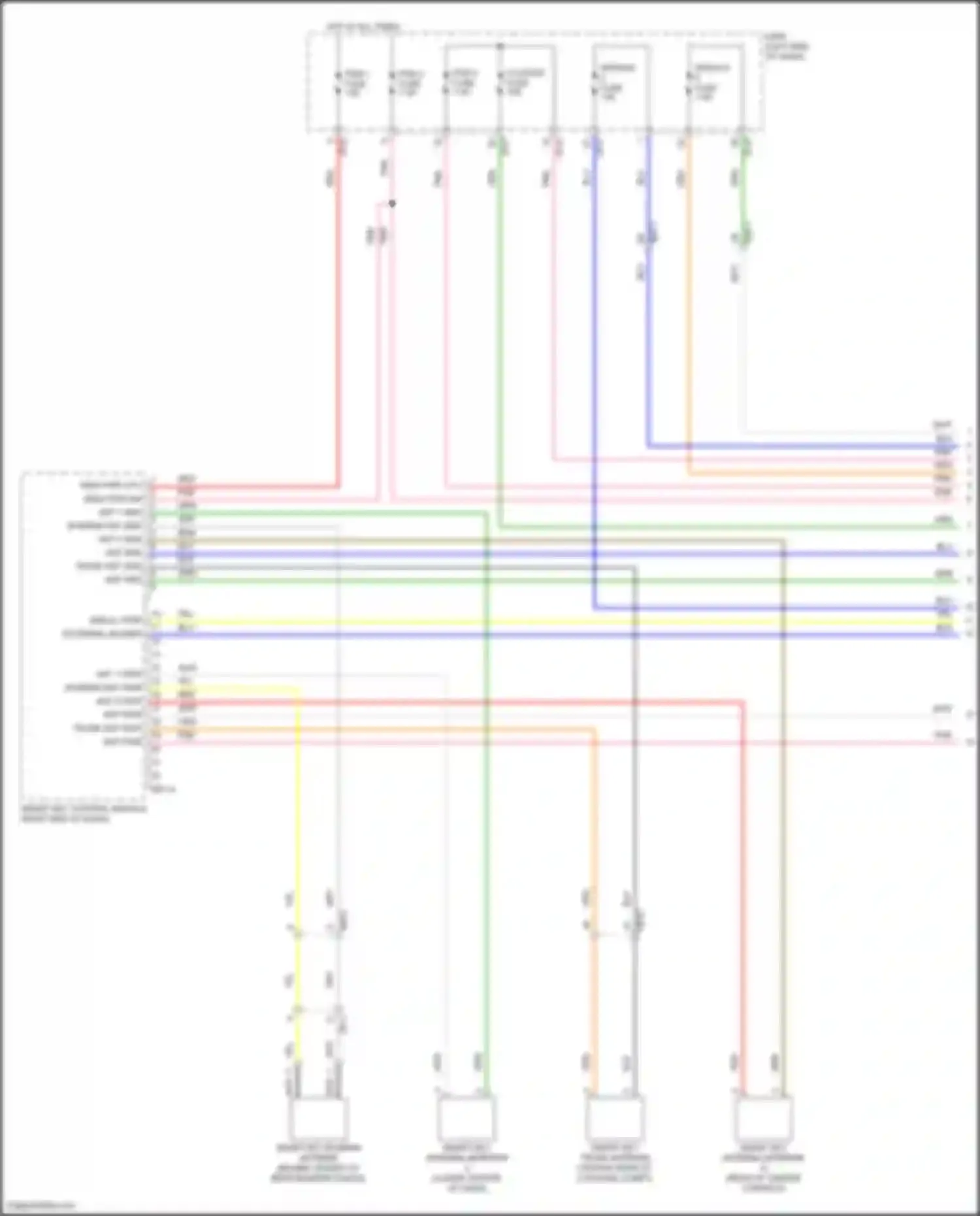 Wiring diagram mem pwr sig for Hyundai IONIQ I (2016-2024) (1 of 2)
