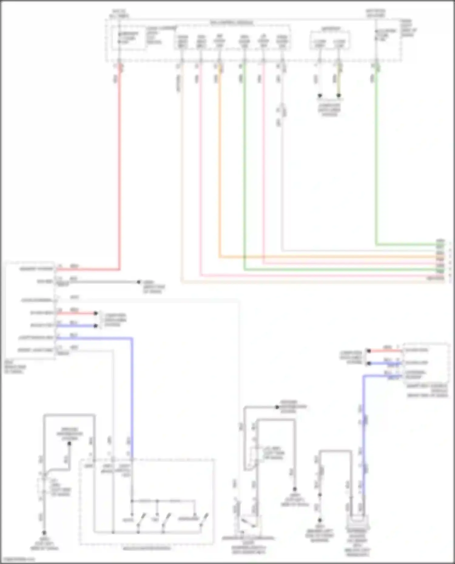 Wiring diagram memory 1 fuse for Hyundai IONIQ I (2016-2024) (5 of 28)
