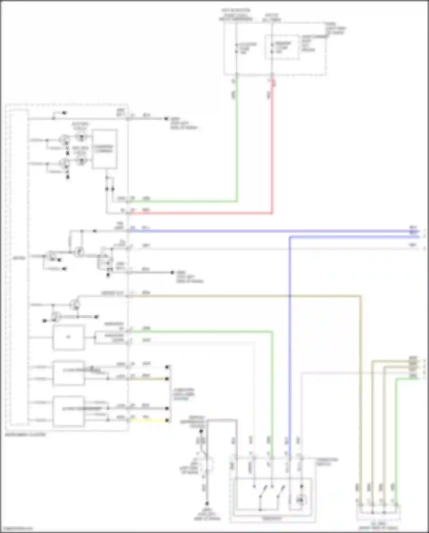 Wiring diagram memory 1 fuse for Hyundai IONIQ I (2016-2024) (17 of 28)