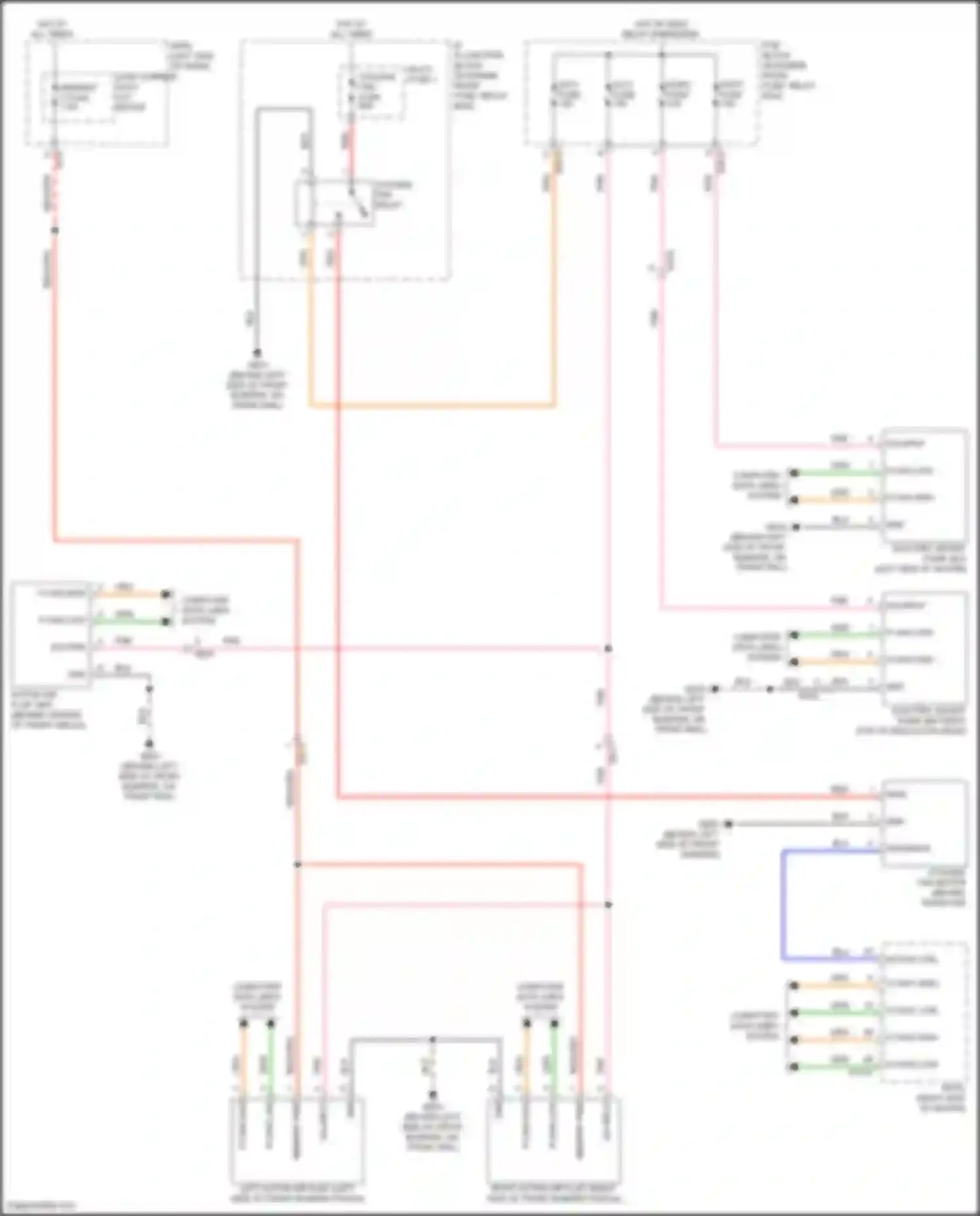 Wiring diagram memory 2 fuse for Hyundai IONIQ I (2016-2024) (4 of 11)