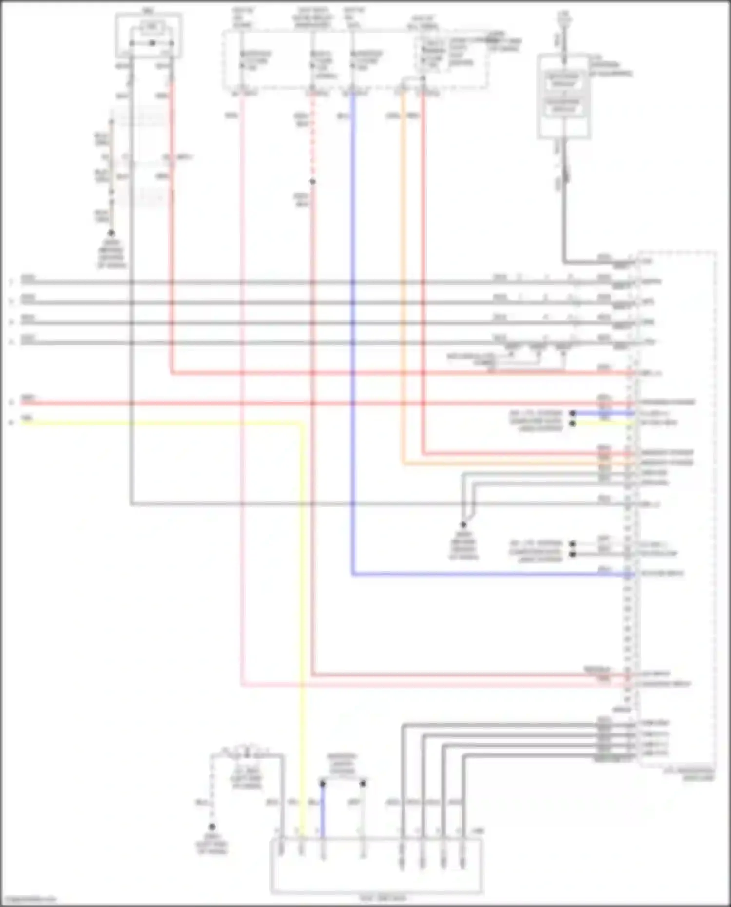 Wiring diagram module 2 fuse for Hyundai IONIQ I (2016-2024) (2 of 18)