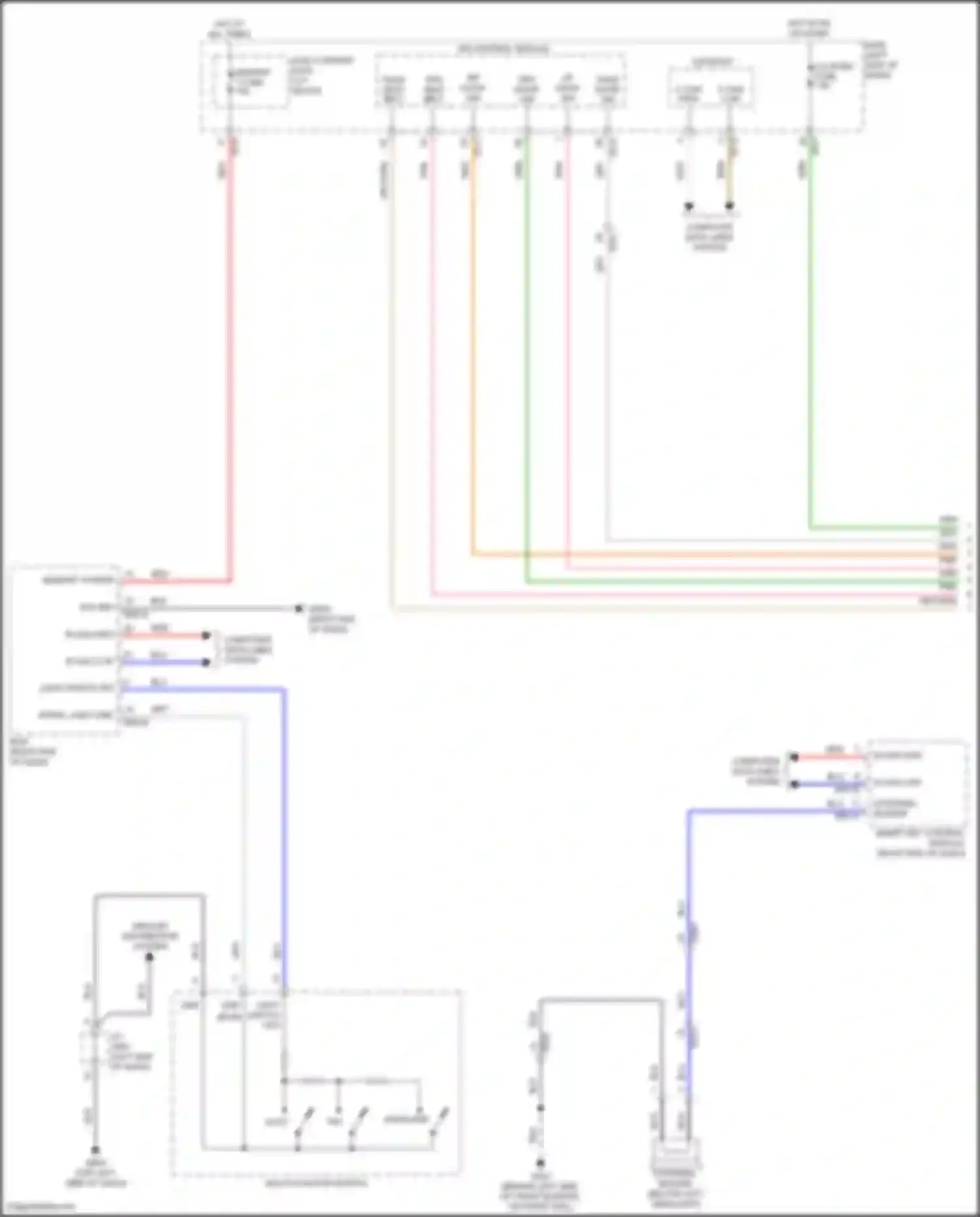 Wiring diagram multi- function switch for Hyundai IONIQ I (2016-2024) (1 of 18)