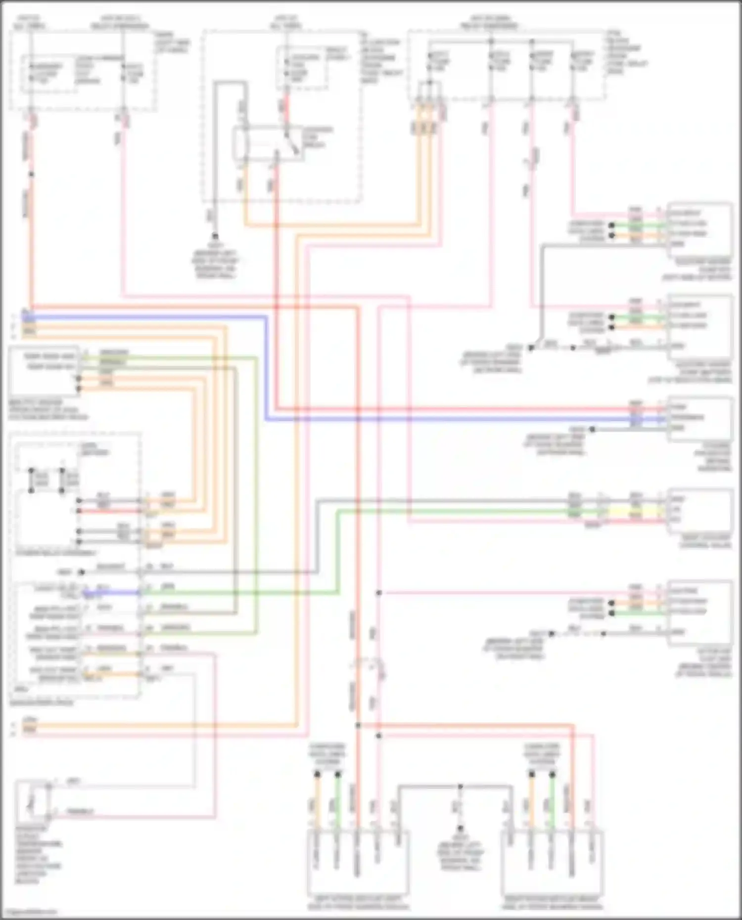 Wiring diagram multi fuse 1 for Hyundai IONIQ I (2016-2024) (1 of 33)