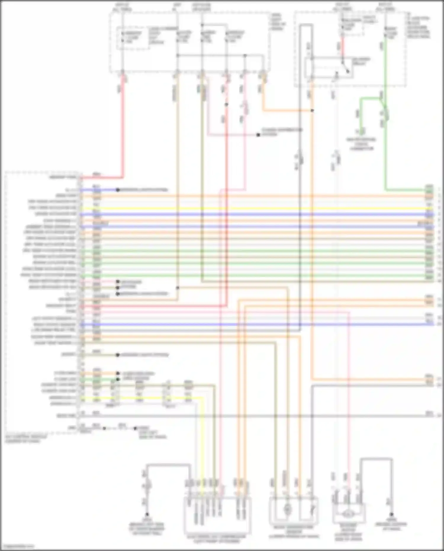 Wiring diagram multi fuse 1 for Hyundai IONIQ I (2016-2024) (2 of 33)
