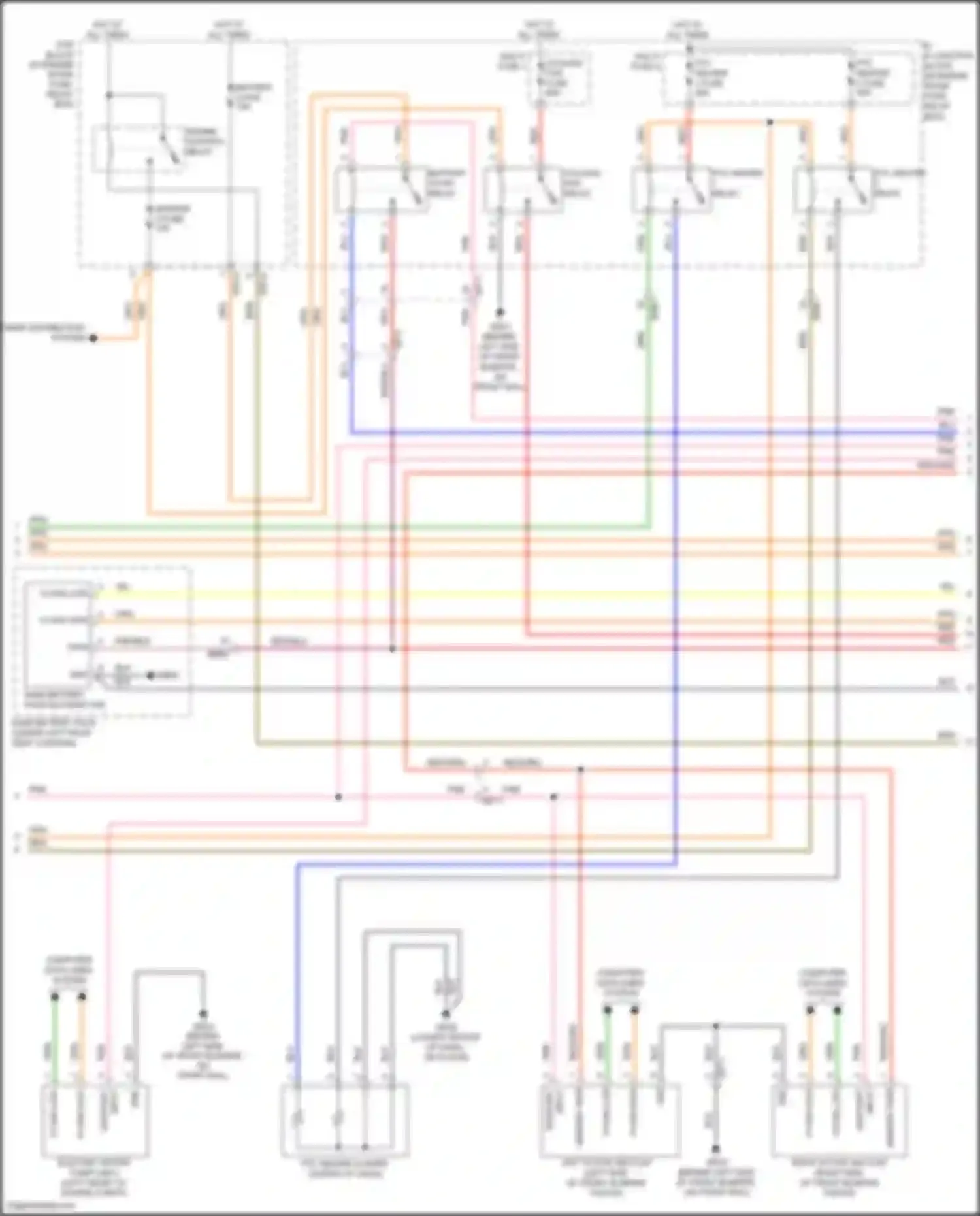 Wiring diagram multi fuse 2 for Hyundai IONIQ I (2016-2024) (2 of 10)