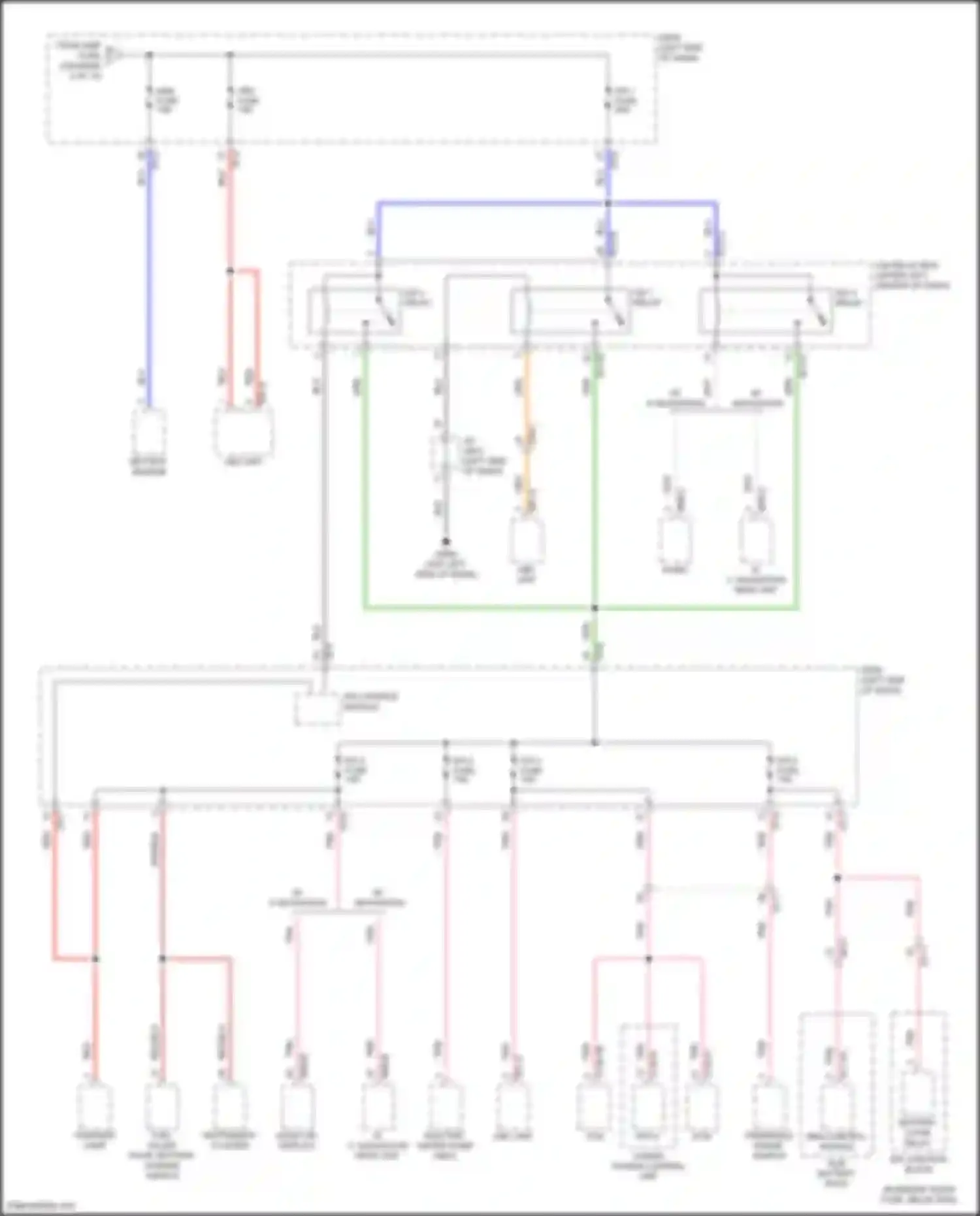 Wiring diagram obc unit for Hyundai IONIQ I (2016-2024) (3 of 4)