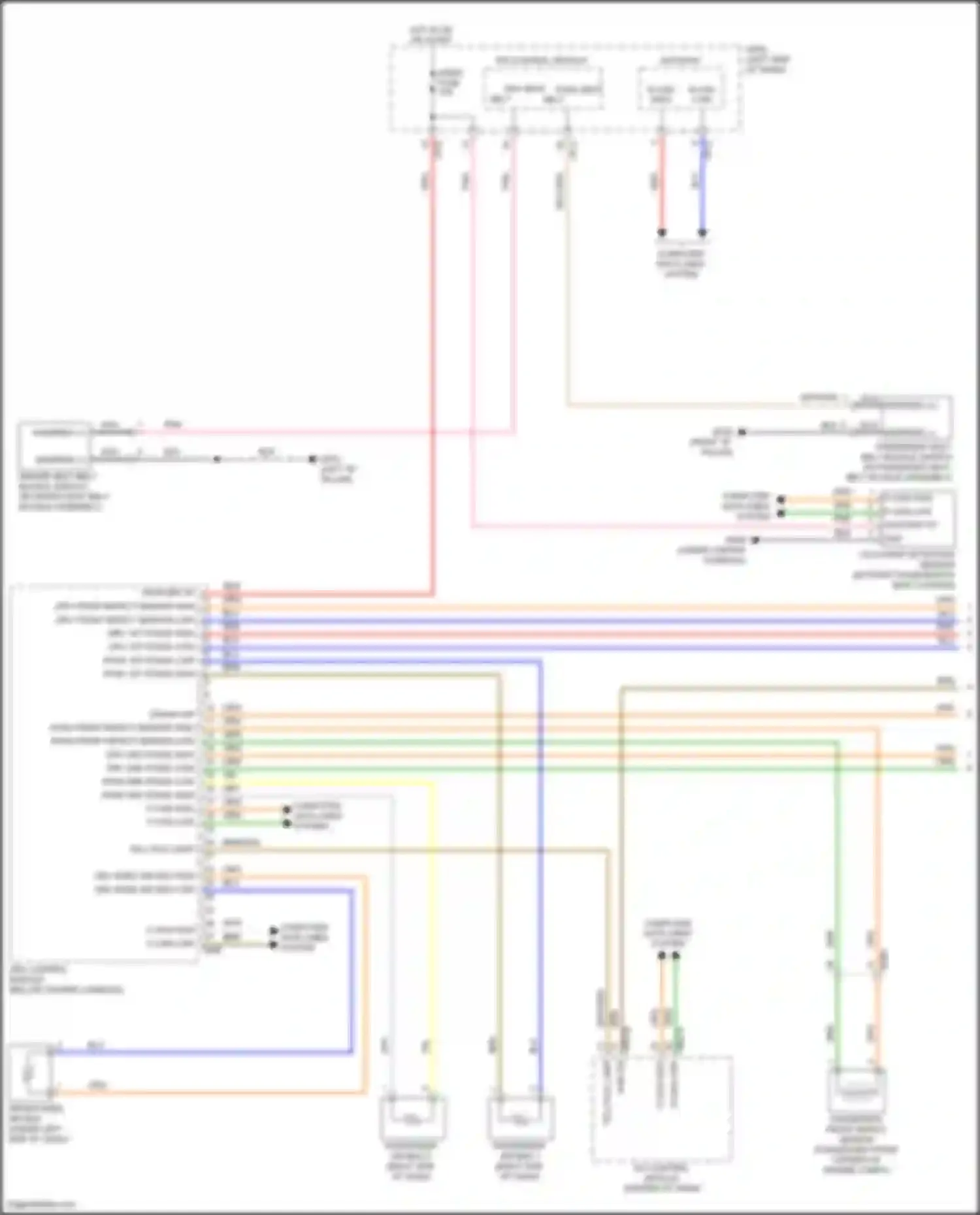 Wiring diagram occupant detection sensor for Hyundai IONIQ I (2016-2024) (8 of 8)