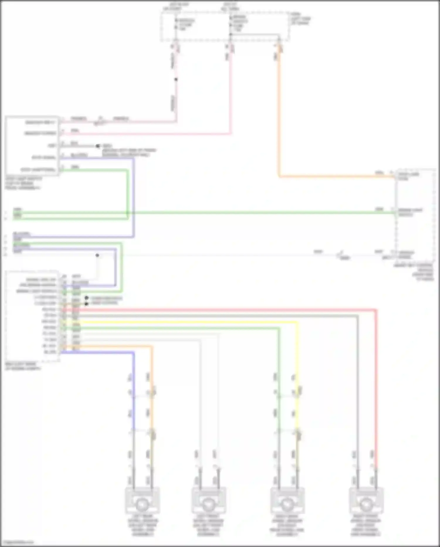 Wiring diagram on/start input for Hyundai IONIQ I (2016-2024) (15 of 37)