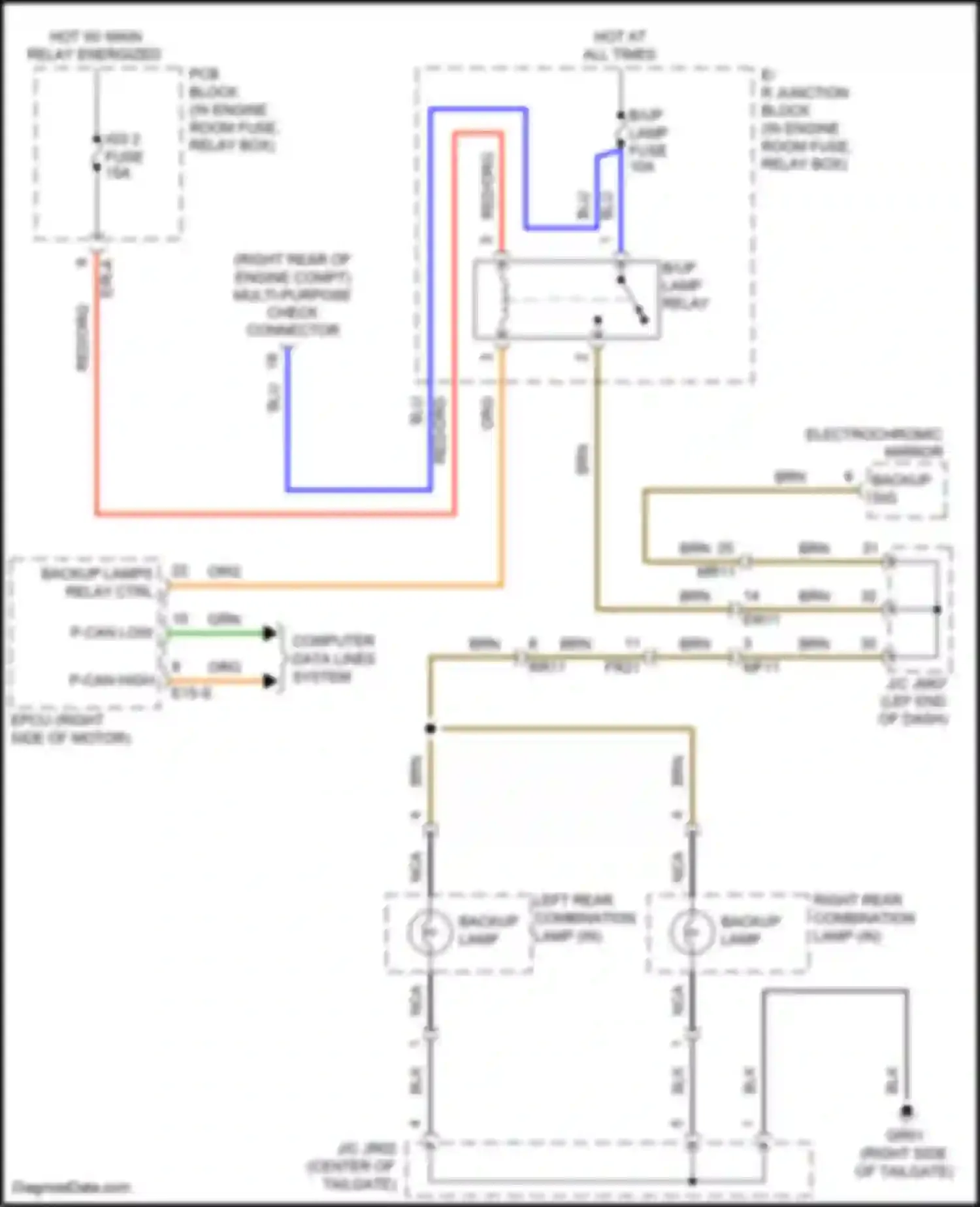 Wiring diagram p-can high for Hyundai IONIQ I (2016-2024) (31 of 58)