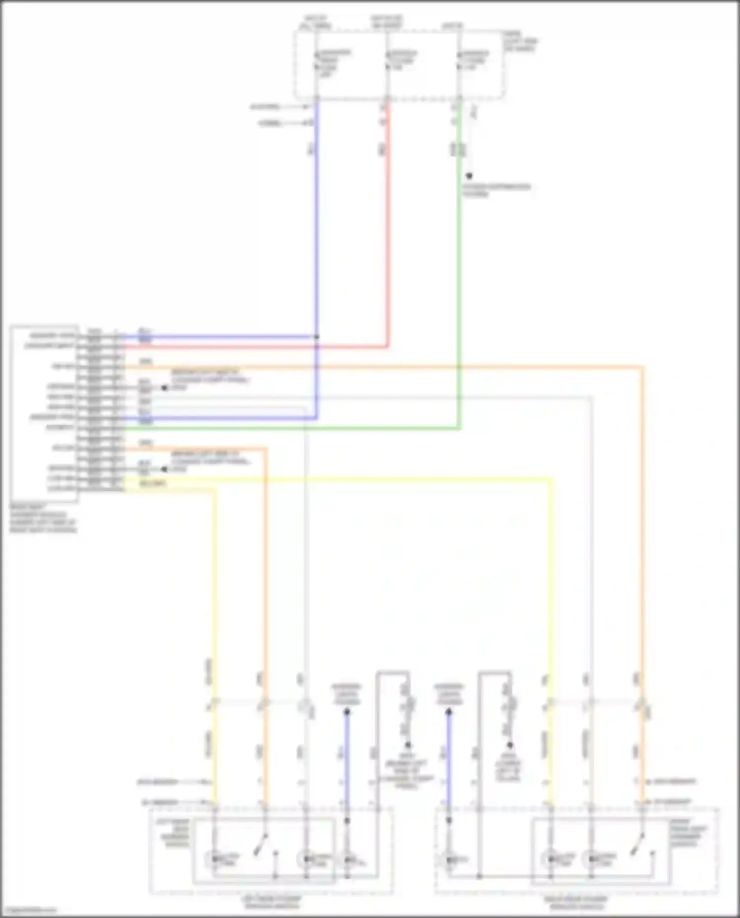 Wiring diagram power distribution system for Hyundai IONIQ I (2016-2024) (10 of 38)
