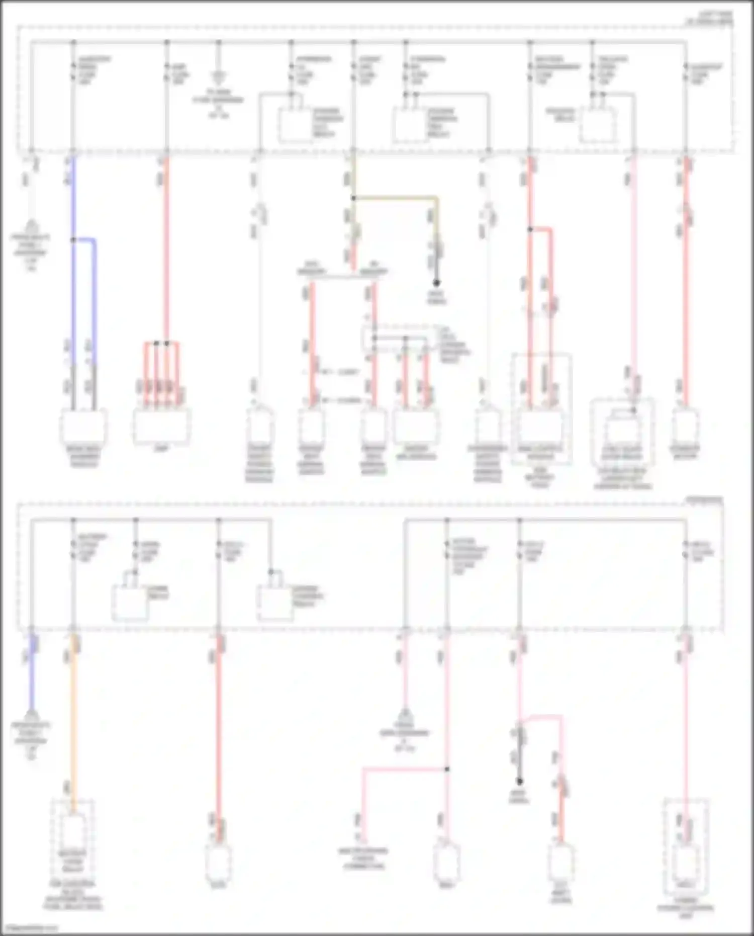 Wiring diagram p/window rh fuse for Hyundai IONIQ I (2016-2024) (4 of 9)