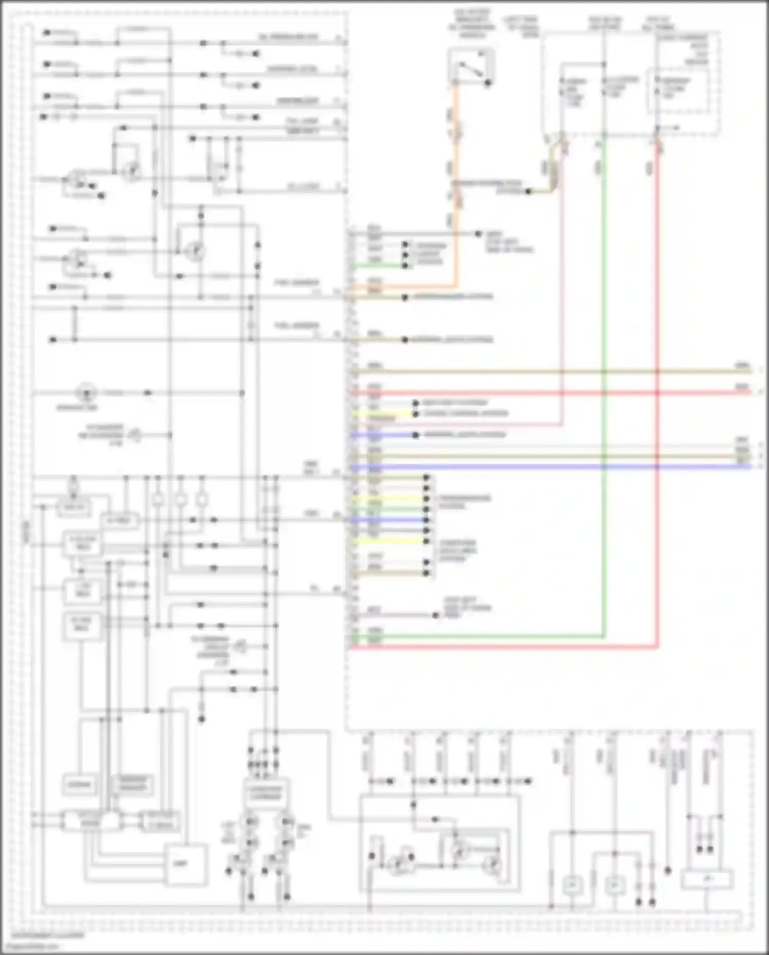 Wiring diagram r - out for Hyundai IONIQ I (2016-2024) (2 of 6)