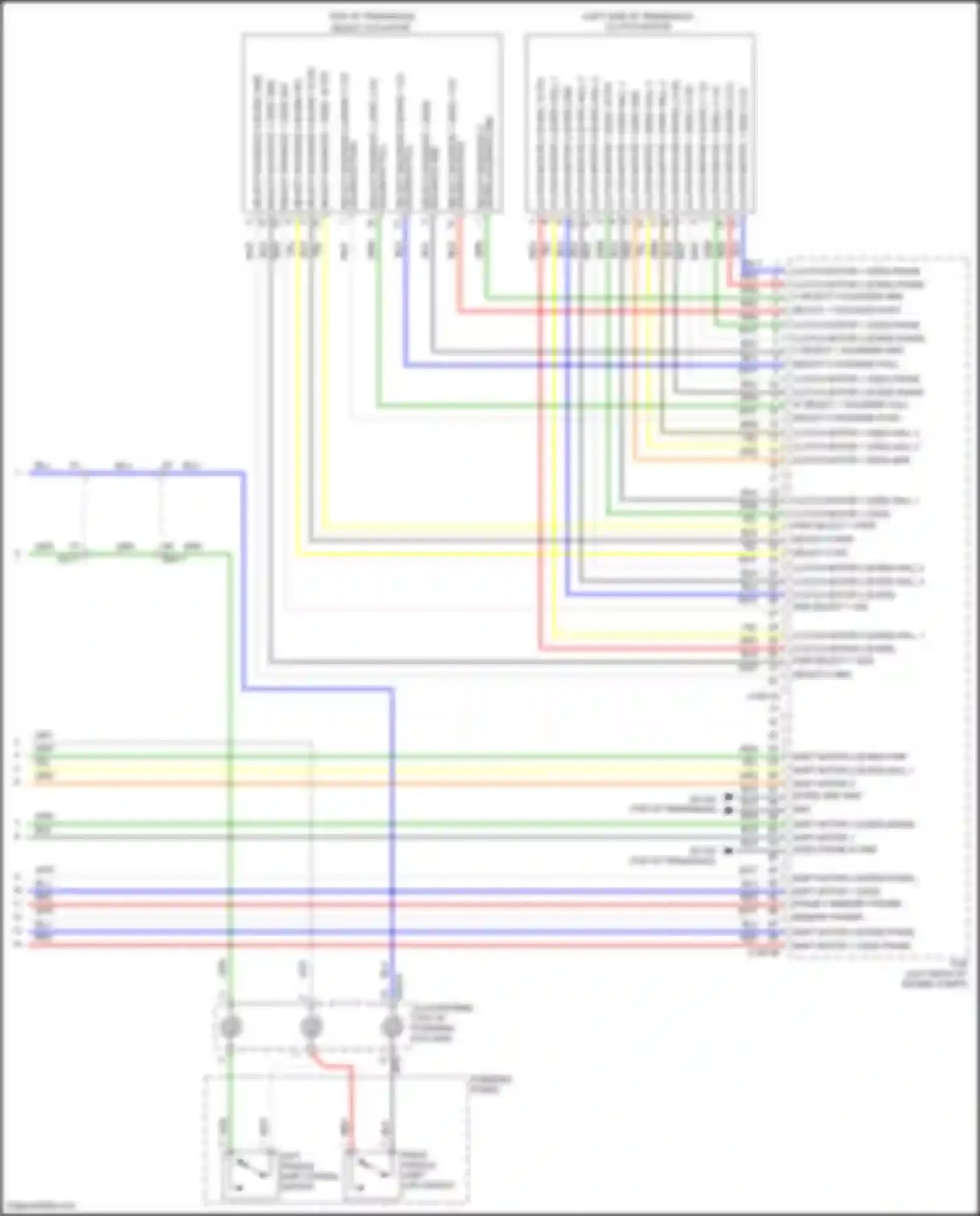 Wiring diagram select 2 solenoid push for Hyundai IONIQ I (2016-2024) (1 of 2)