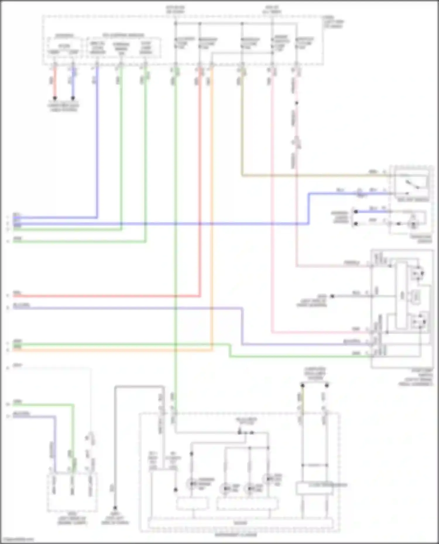 Wiring diagram stop lamp signal for Hyundai IONIQ I (2016-2024) (1 of 7)