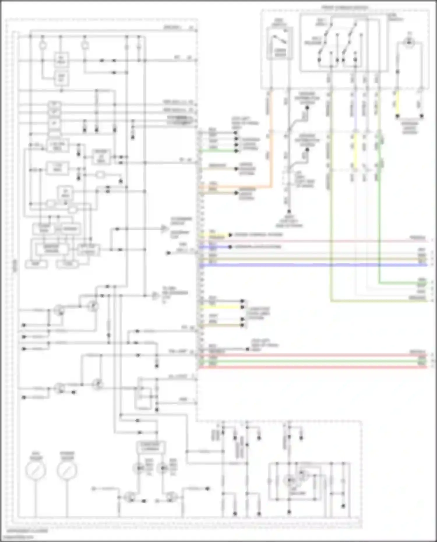Wiring diagram sw 1 apply for Hyundai IONIQ I (2016-2024) (2 of 6)