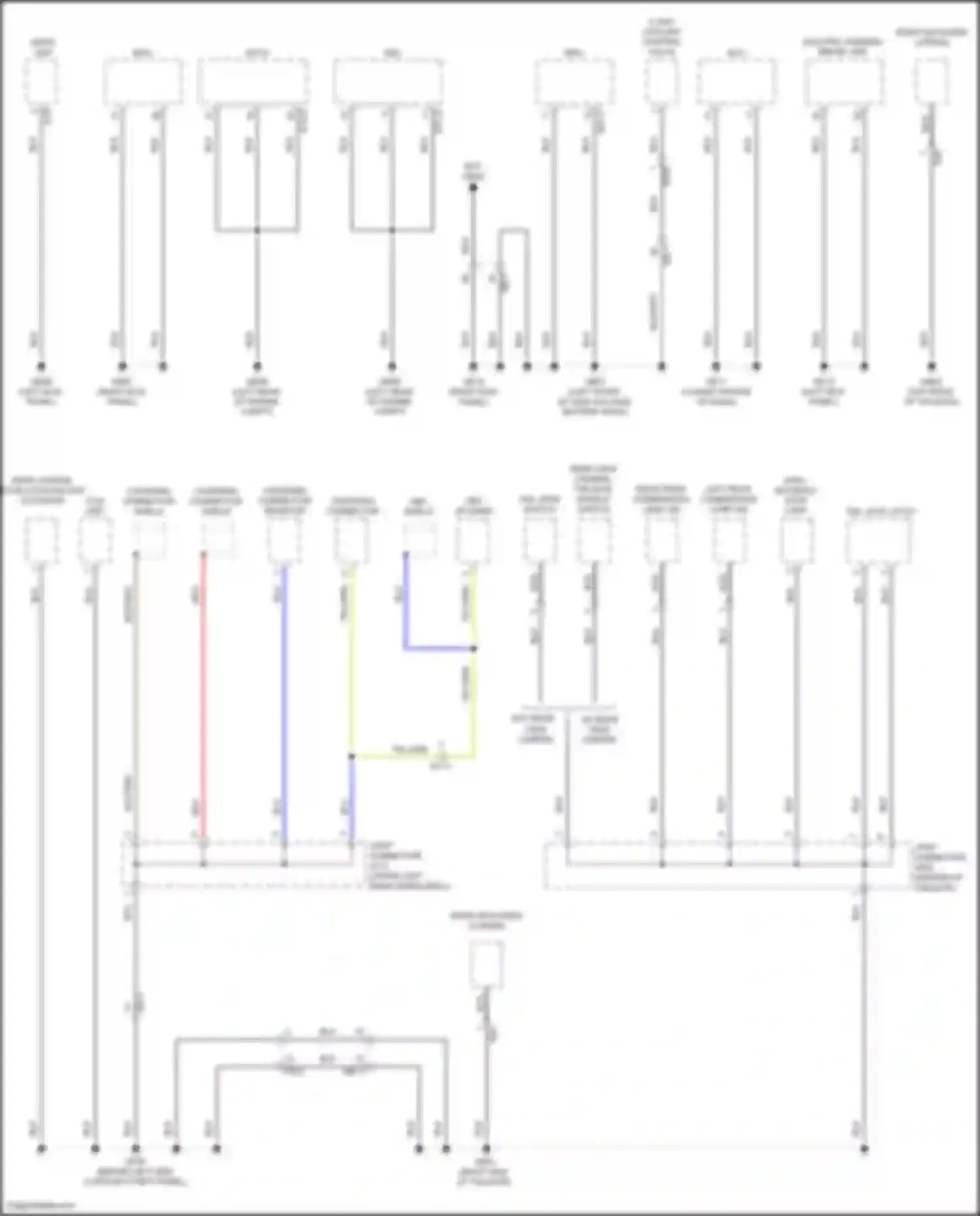 Wiring diagram tail gate switch for Hyundai IONIQ I (2016-2024) (1 of 3)