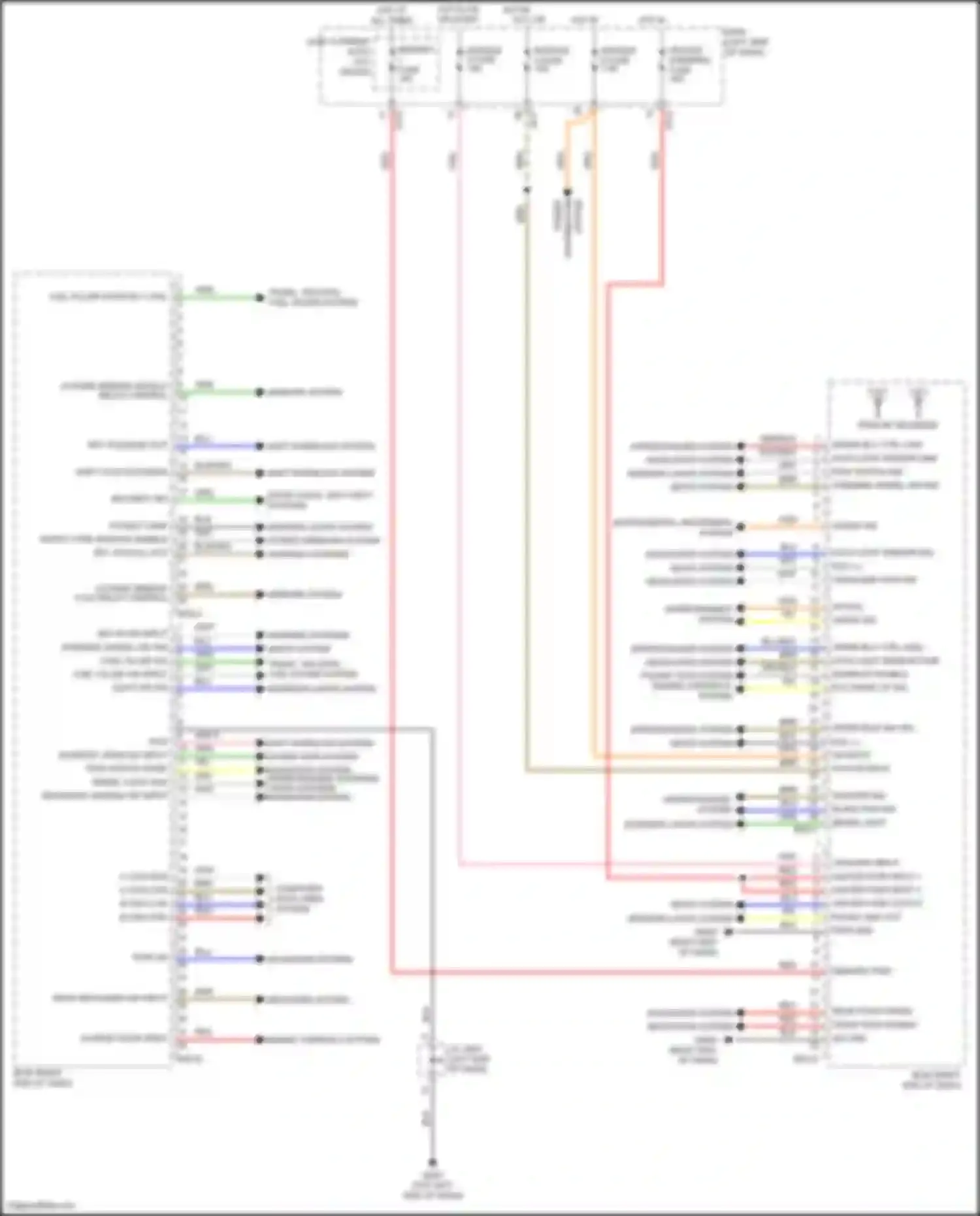 Wiring diagram tpms rf receiver for Hyundai IONIQ I (2016-2024) (1 of 3)