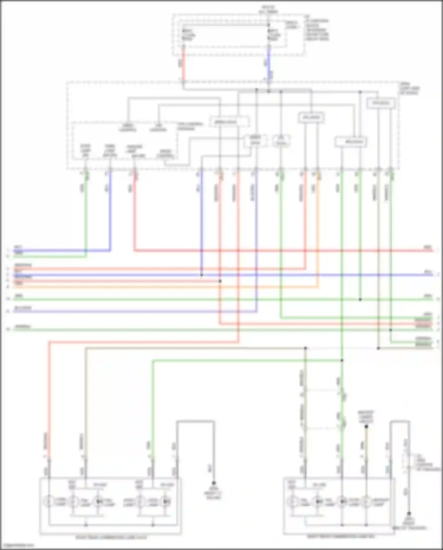 Wiring diagram turn lamp for Hyundai IONIQ I (2016-2024) (4 of 14)