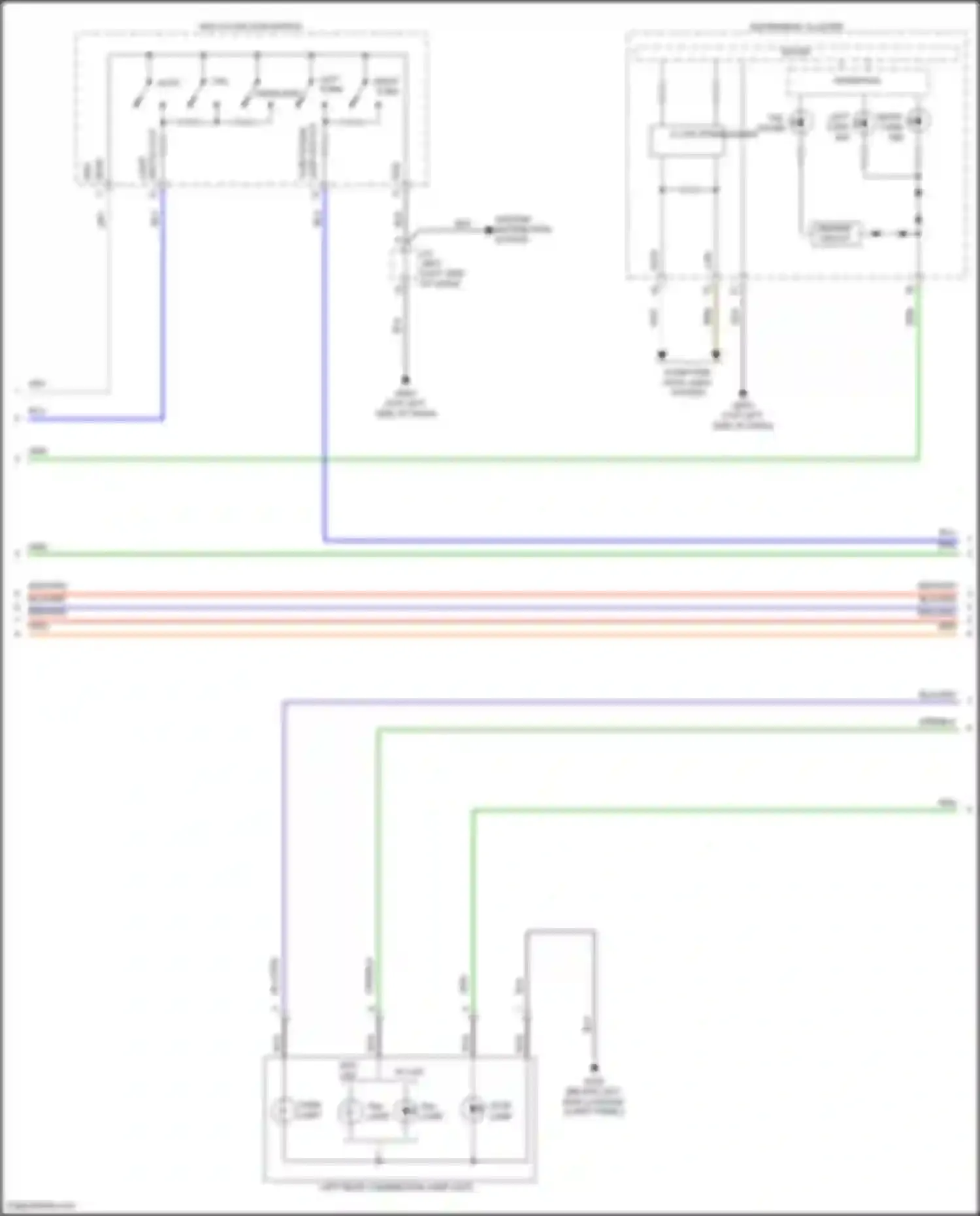 Wiring diagram turn lamp for Hyundai IONIQ I (2016-2024) (11 of 14)