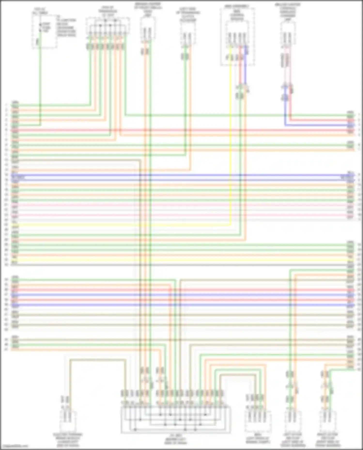 Wiring diagram wireless charger unit for Hyundai IONIQ I (2016-2024) (2 of 5)