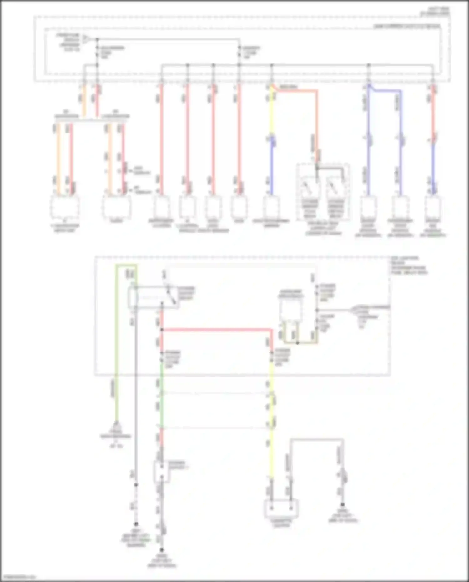 Wiring diagram w/o navigation for Hyundai IONIQ I (2016-2024) (29 of 30)