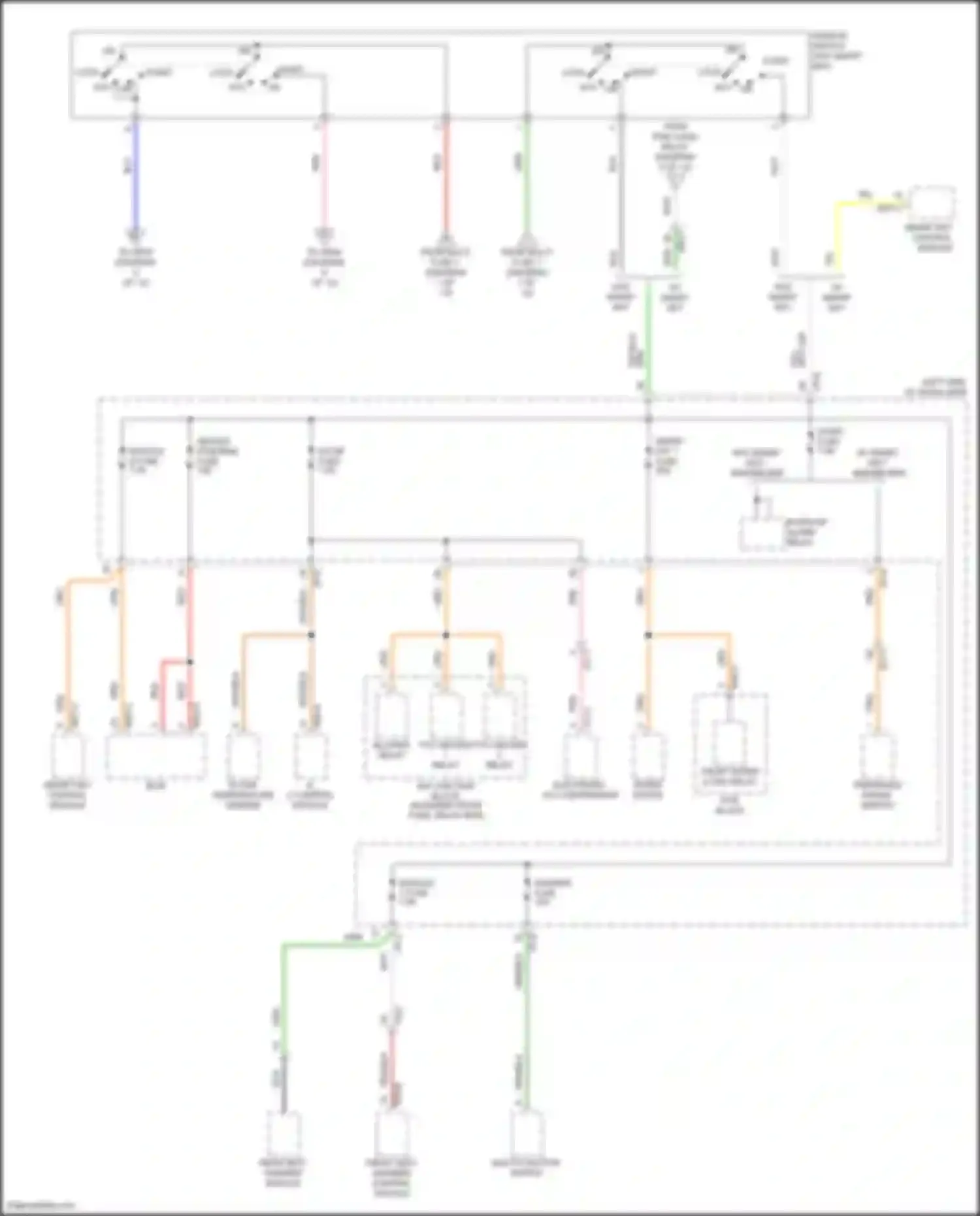 Wiring diagram w/o smart key/ immobilizer for Hyundai IONIQ I (2016-2024) (1 of 1)