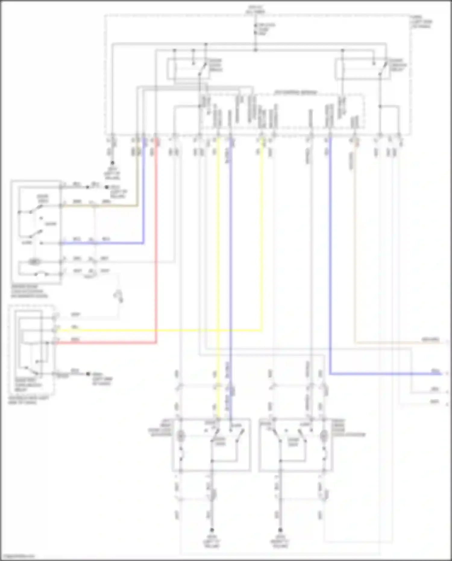 Kona Hyundai I facelift (2020-2024): Forced entry circuit (1 of 2)