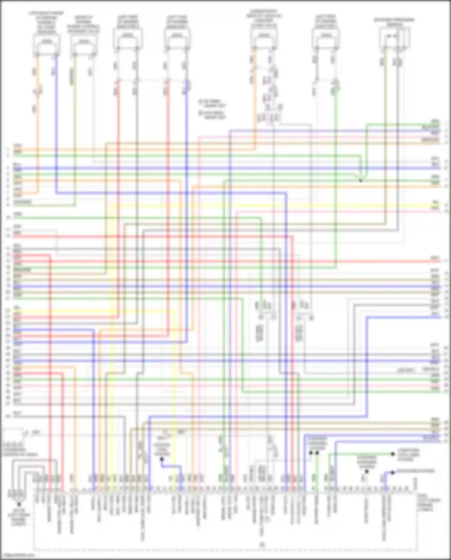 Kona Hyundai I facelift (2020-2024): Wiring diagram engine performance 1.6l turbo (5 of 7)