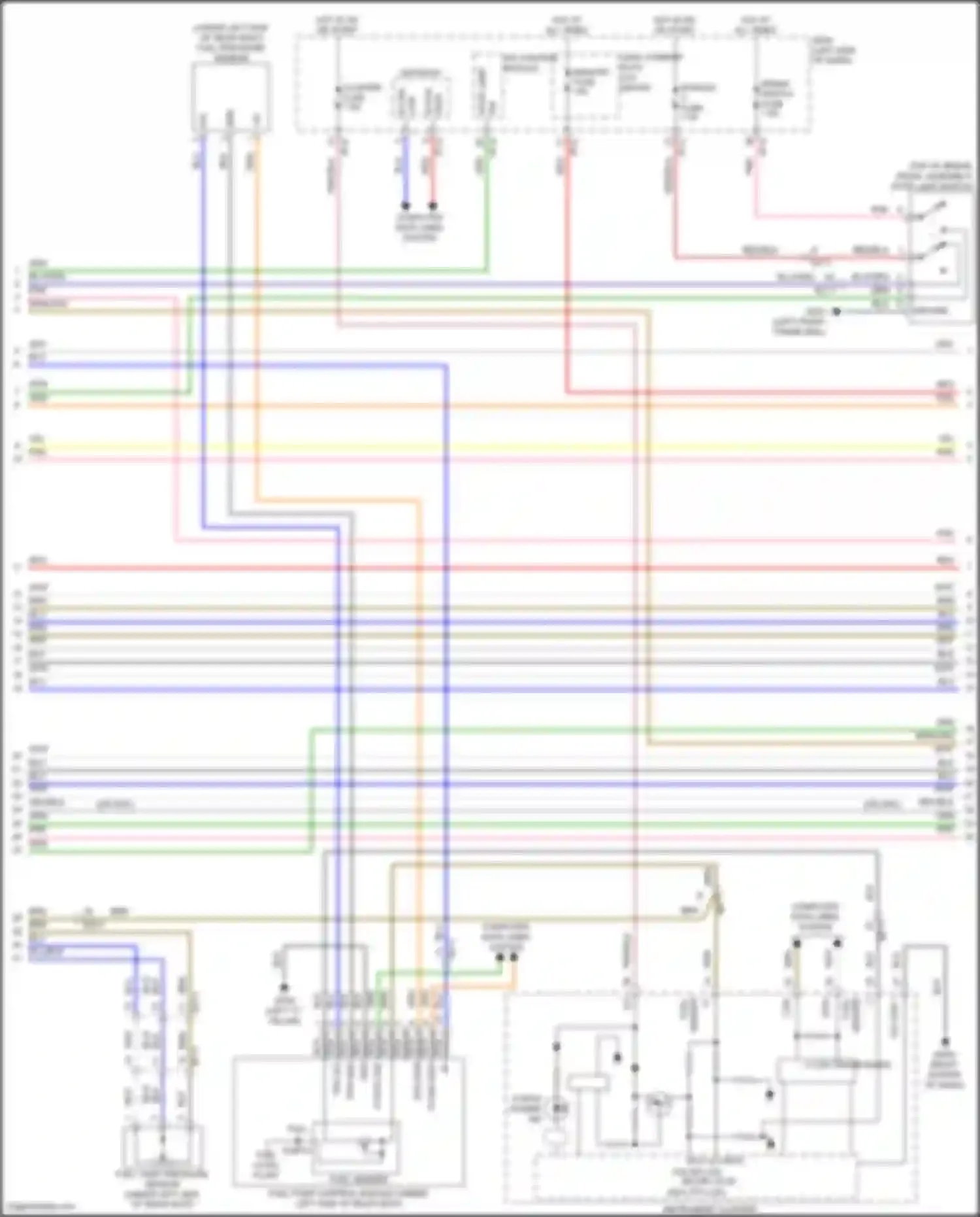 Kona Hyundai I facelift (2020-2024): Wiring diagram engine performance 1.6l turbo (6 of 7)