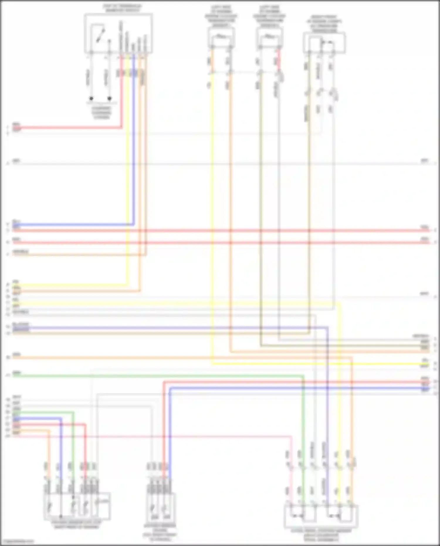 Kona Hyundai I facelift (2020-2024): Wiring diagram engine performance 2.0l (3 of 8)