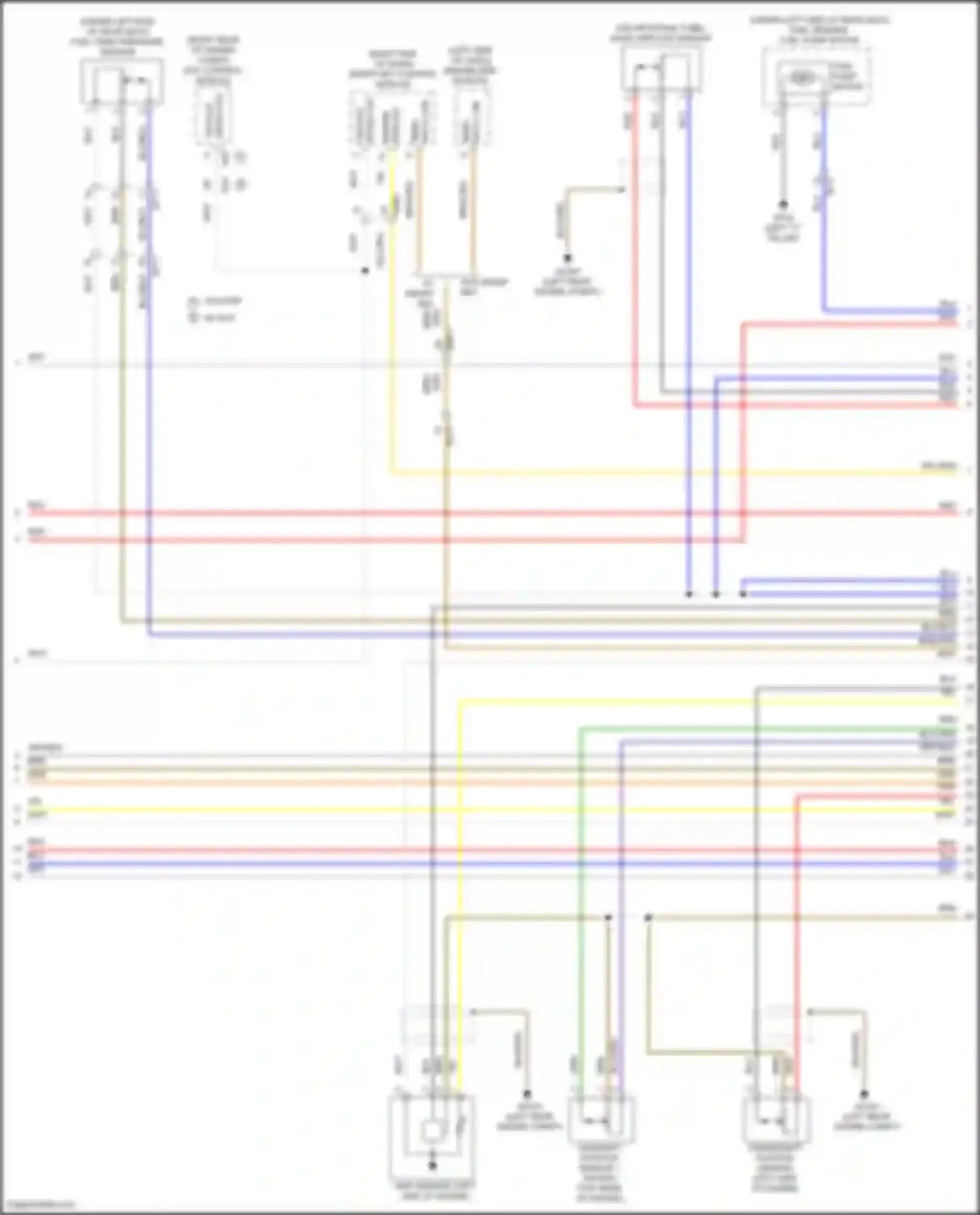 Kona Hyundai I facelift (2020-2024): Wiring diagram engine performance 2.0l (4 of 8)