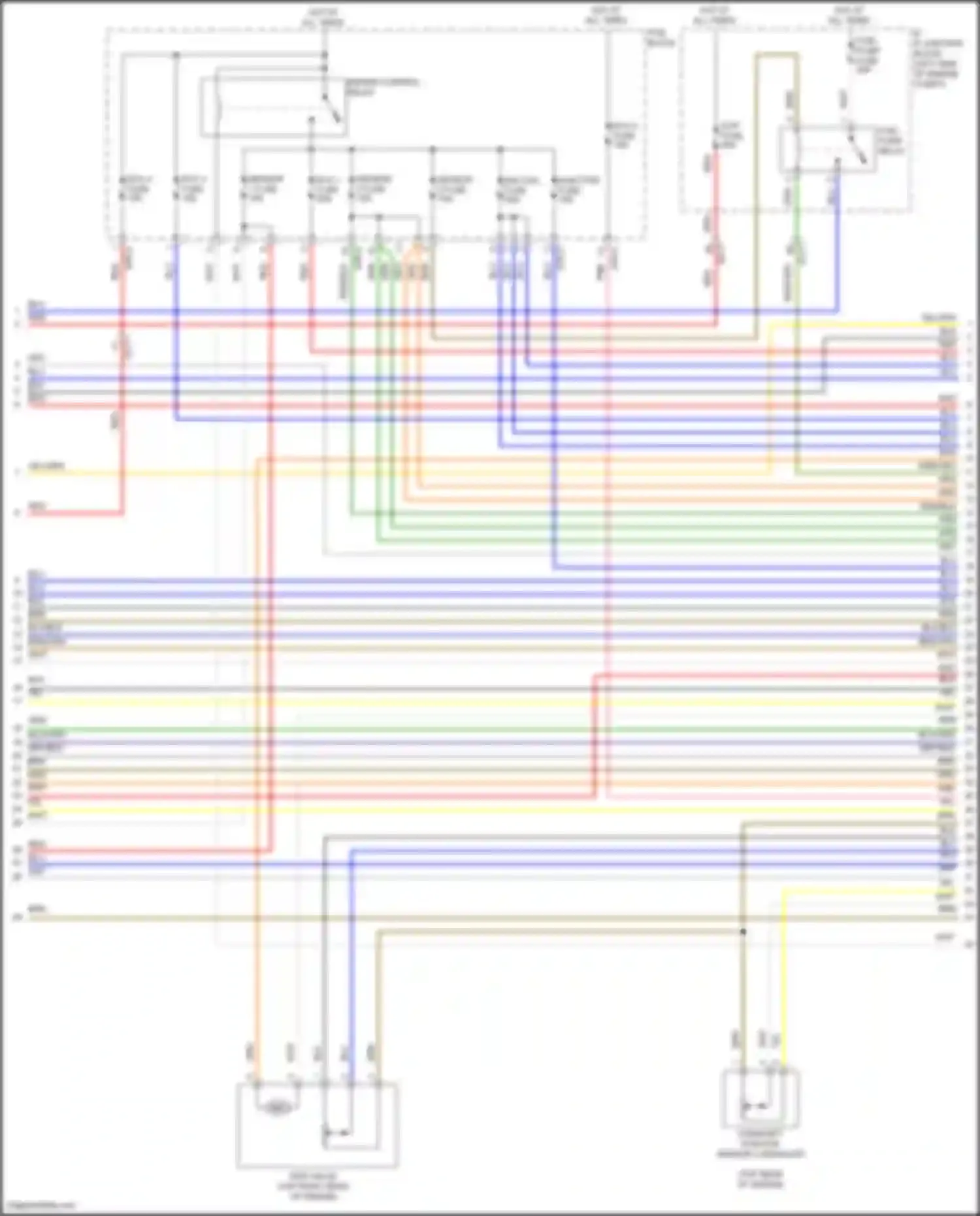 Kona Hyundai I facelift (2020-2024): Wiring diagram engine performance 2.0l (5 of 8)