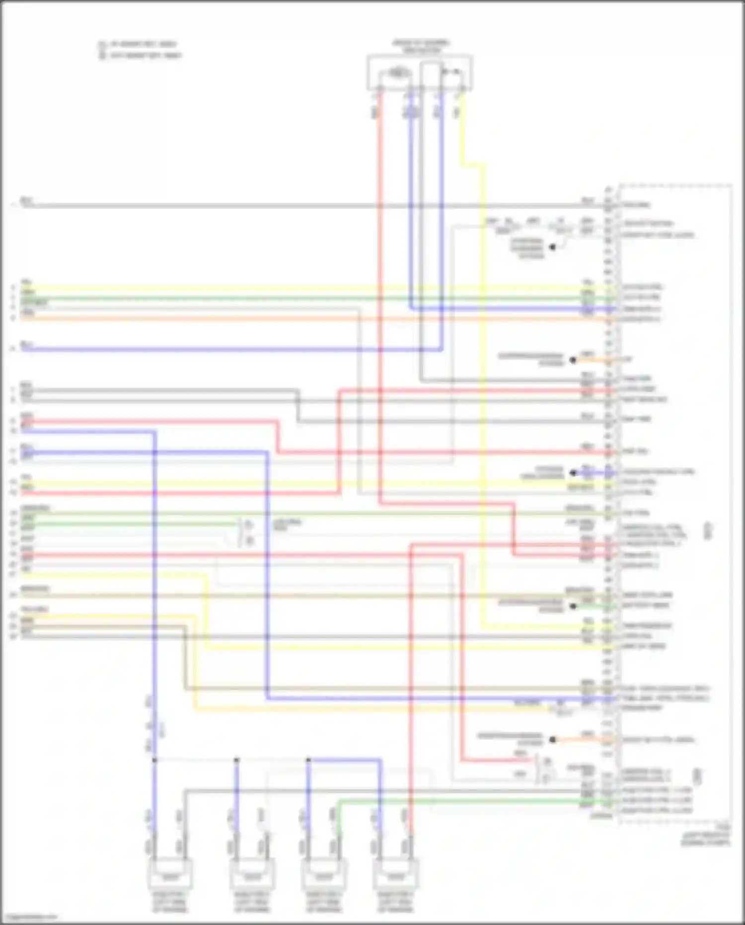 Kona Hyundai I facelift (2020-2024): Wiring diagram engine performance 2.0l (8 of 8)