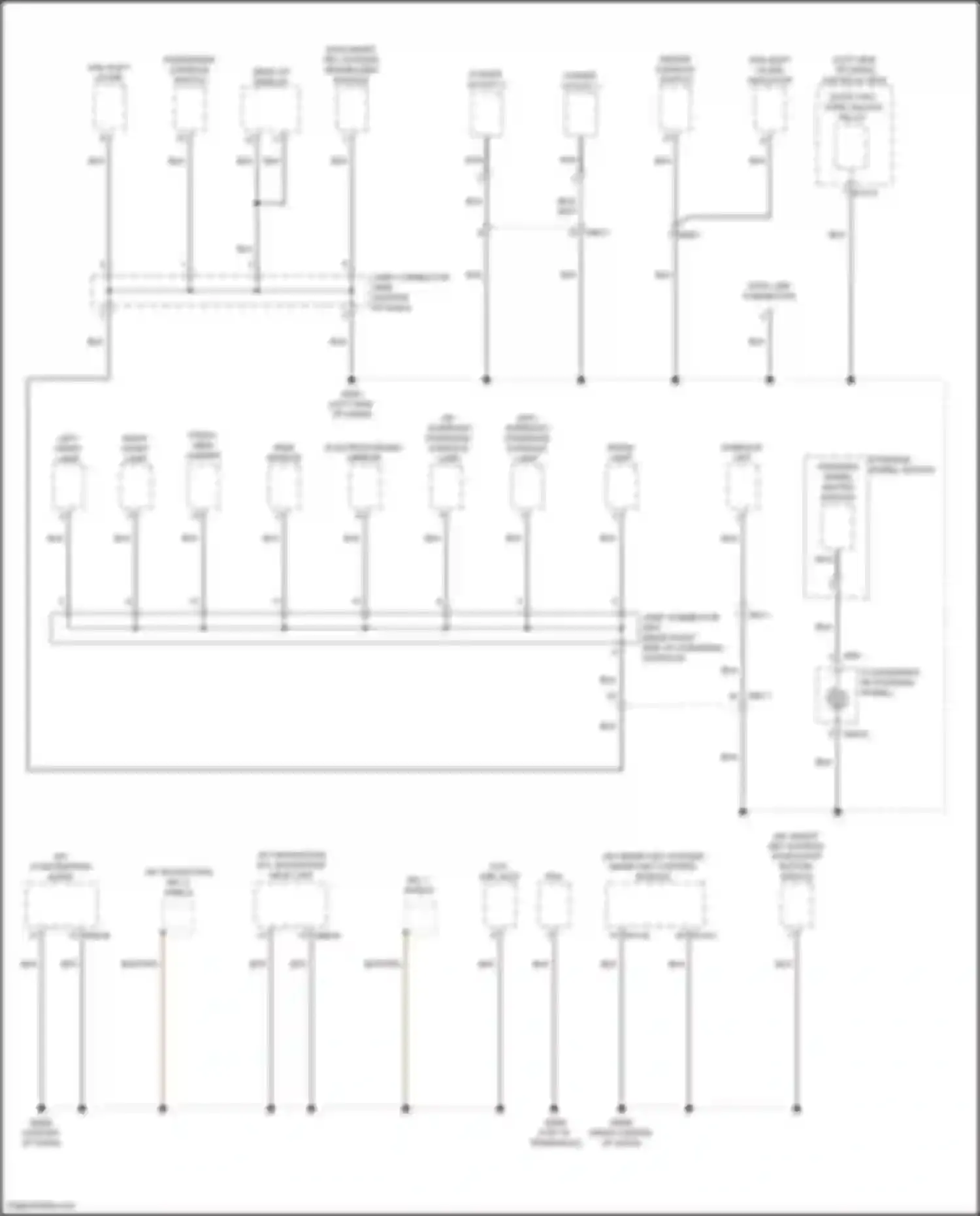Kona Hyundai I facelift (2020-2024): Ground distribution circuit (1 of 6)