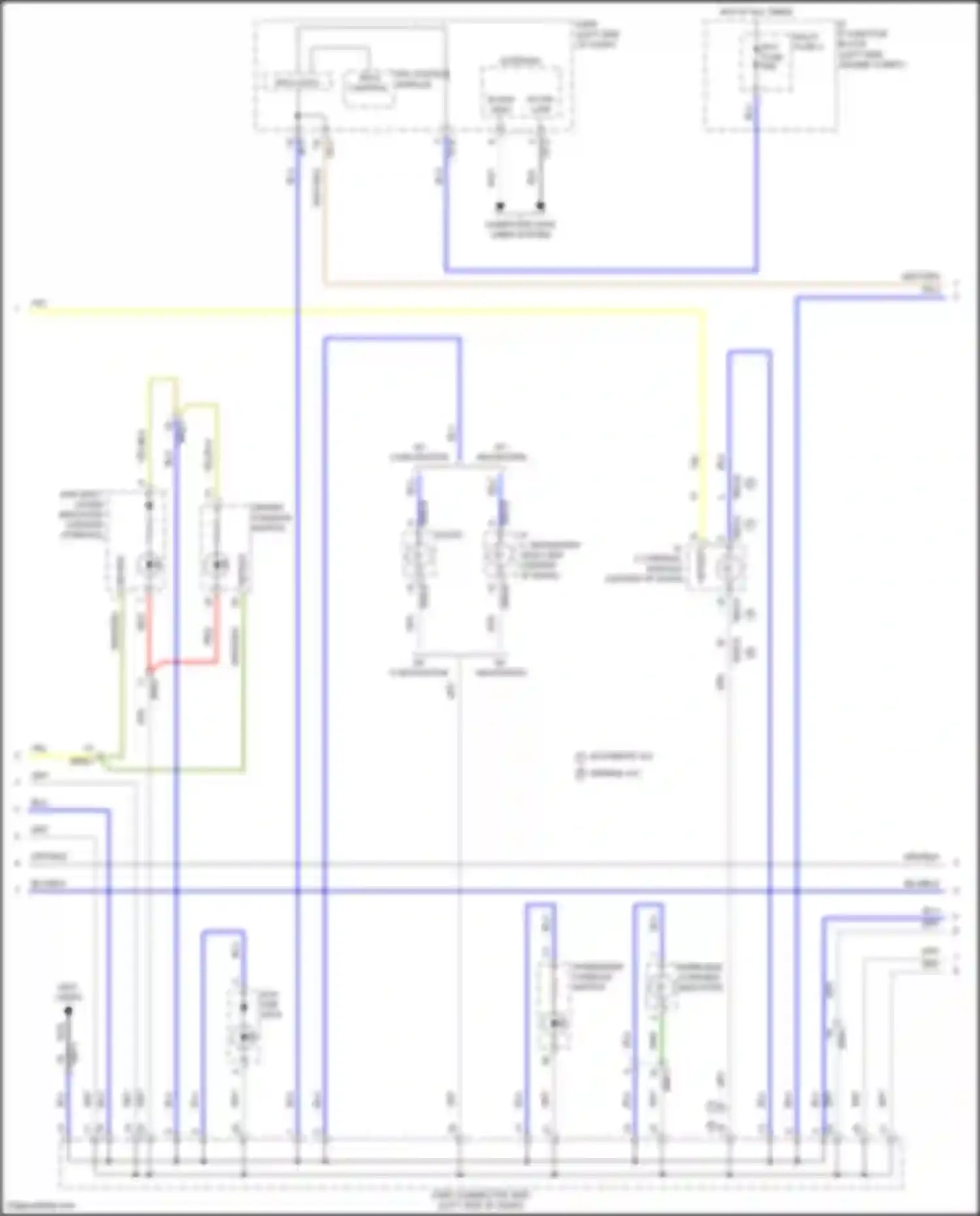 Kona Hyundai I facelift (2020-2024): Instrument illumination circuit (2 of 3)