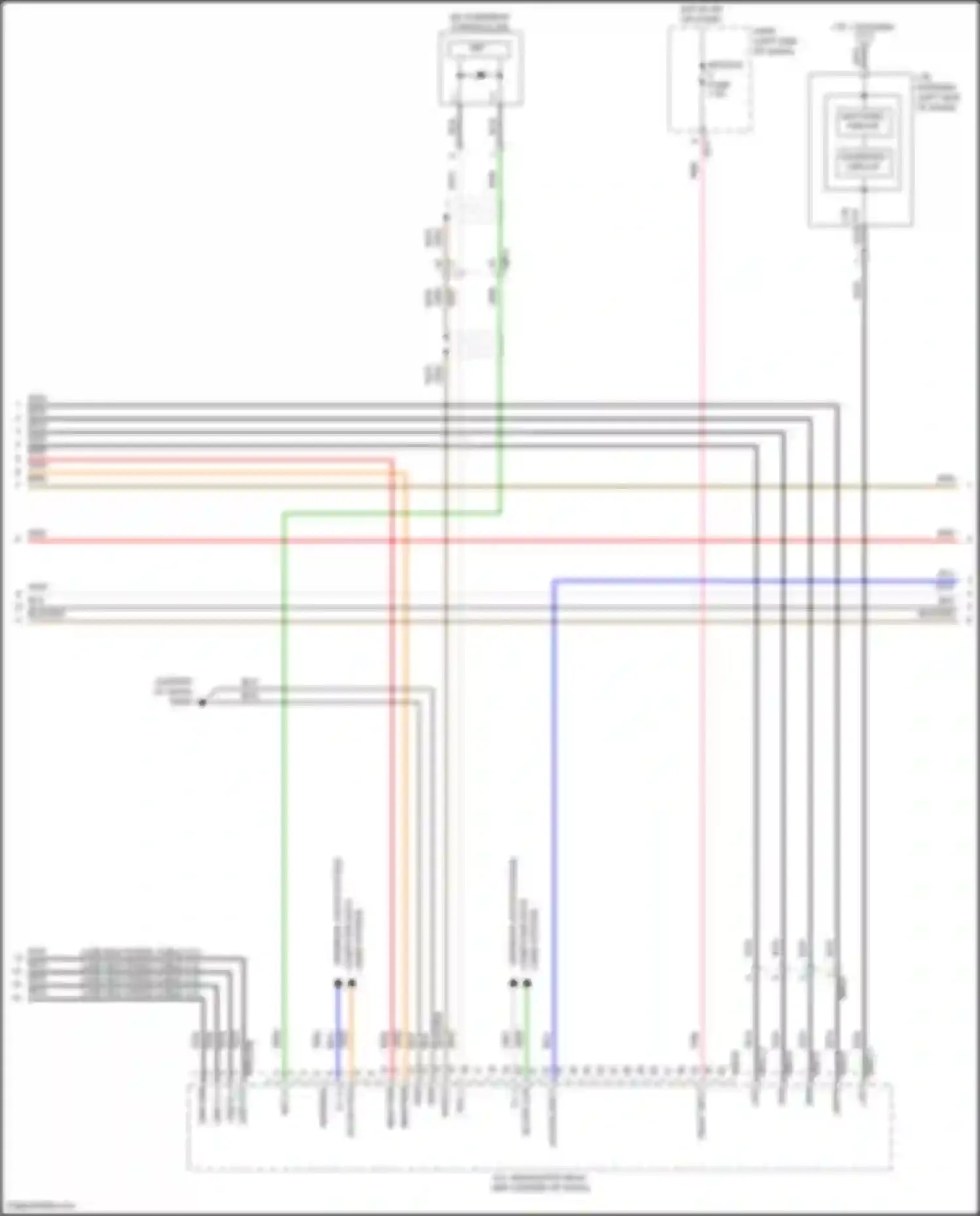 Kona Hyundai I facelift (2020-2024): Navigation circuit, w/ amplifier (3 of 4)