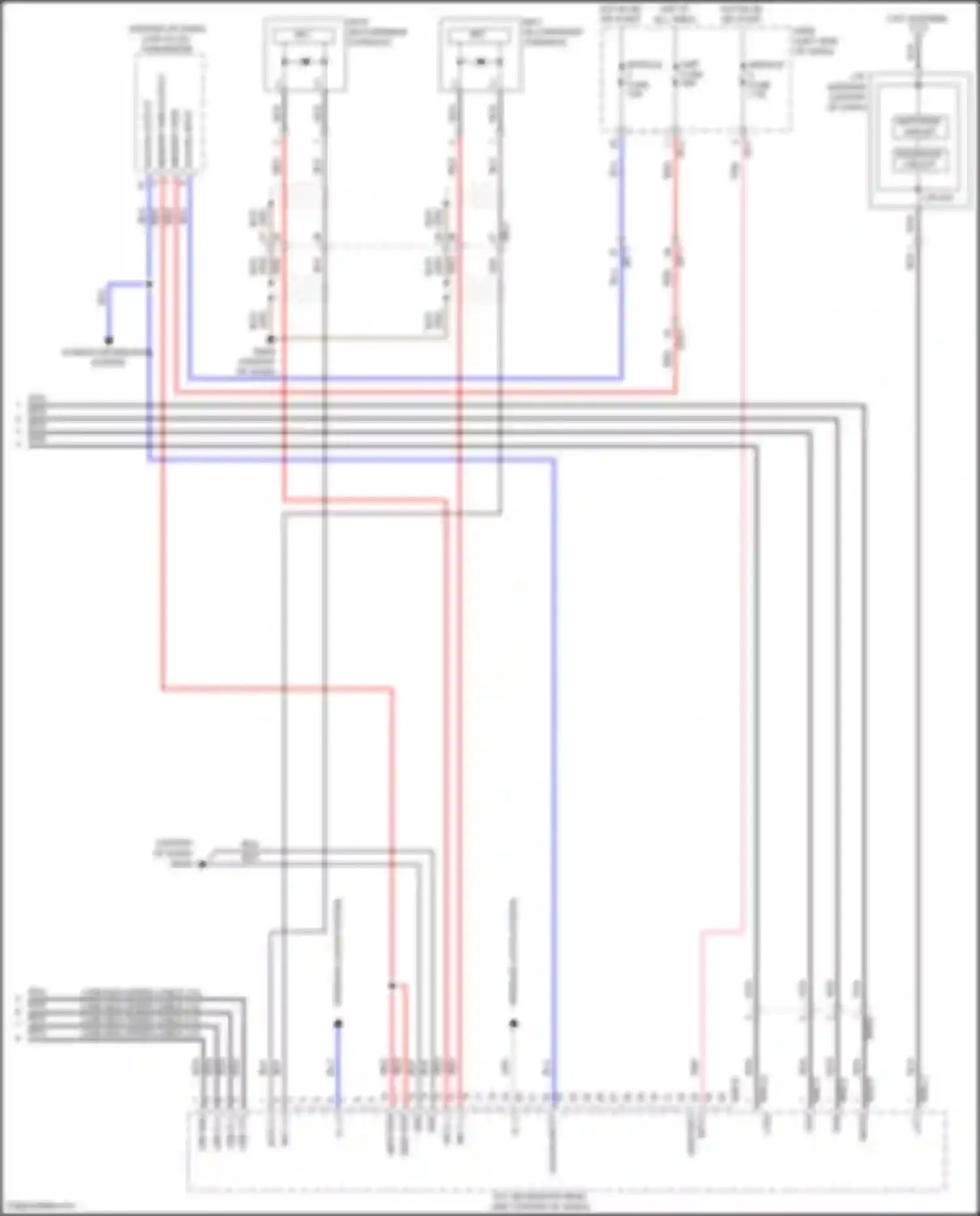 Kona Hyundai I facelift (2020-2024): Navigation circuit, w/o amplifier (3 of 3)
