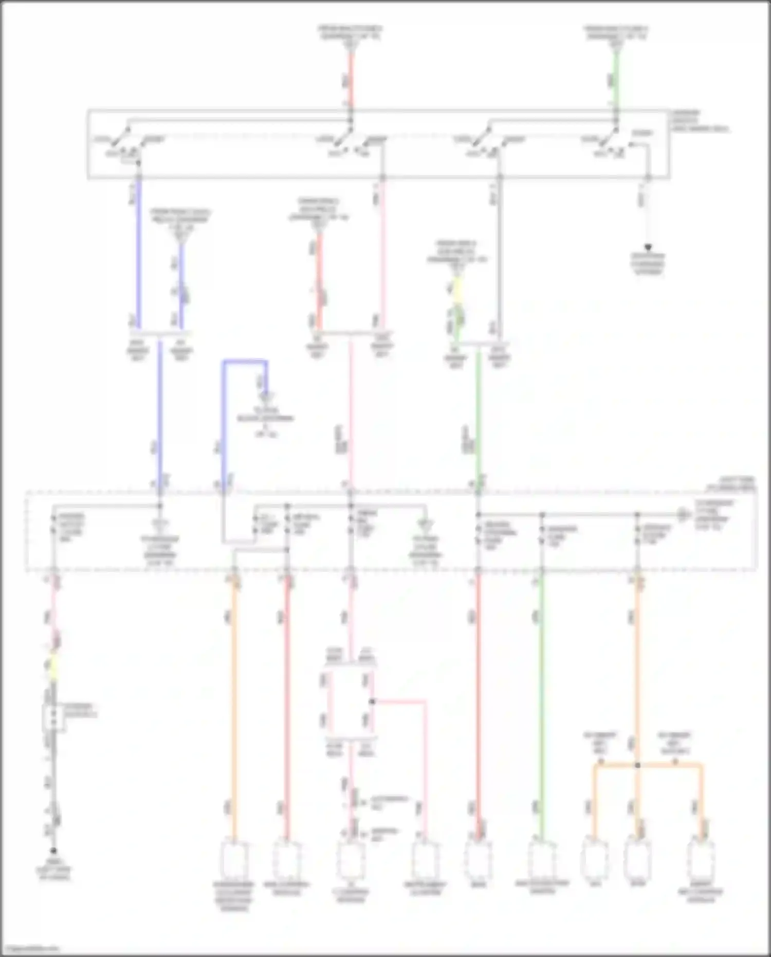 Kona Hyundai I facelift (2020-2024): Power distribution circuit (2 of 10)