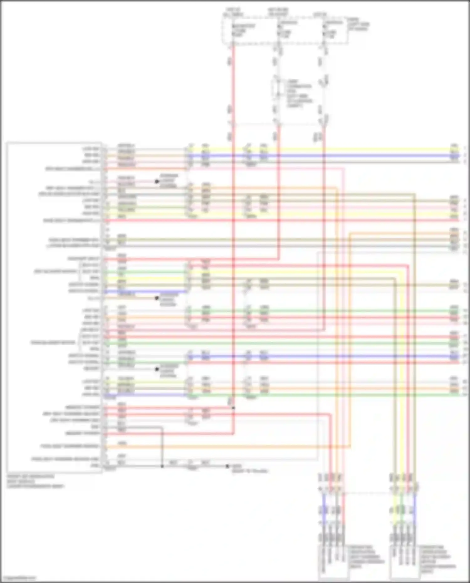 Kona Hyundai I facelift (2020-2024): Seat ventilation circuit (1 of 2)