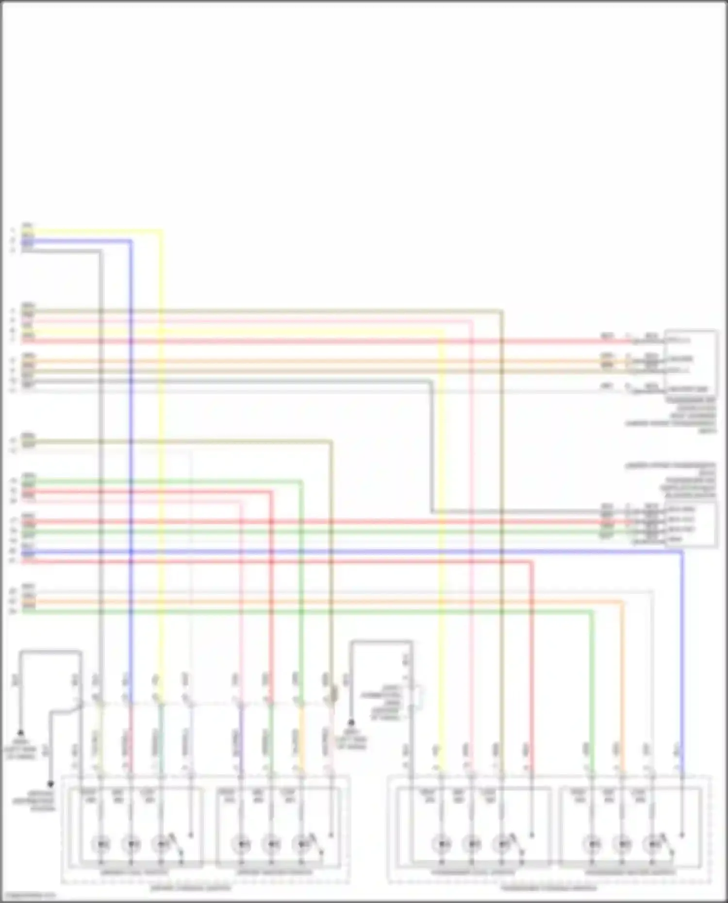 Kona Hyundai I facelift (2020-2024): Seat ventilation circuit (2 of 2)
