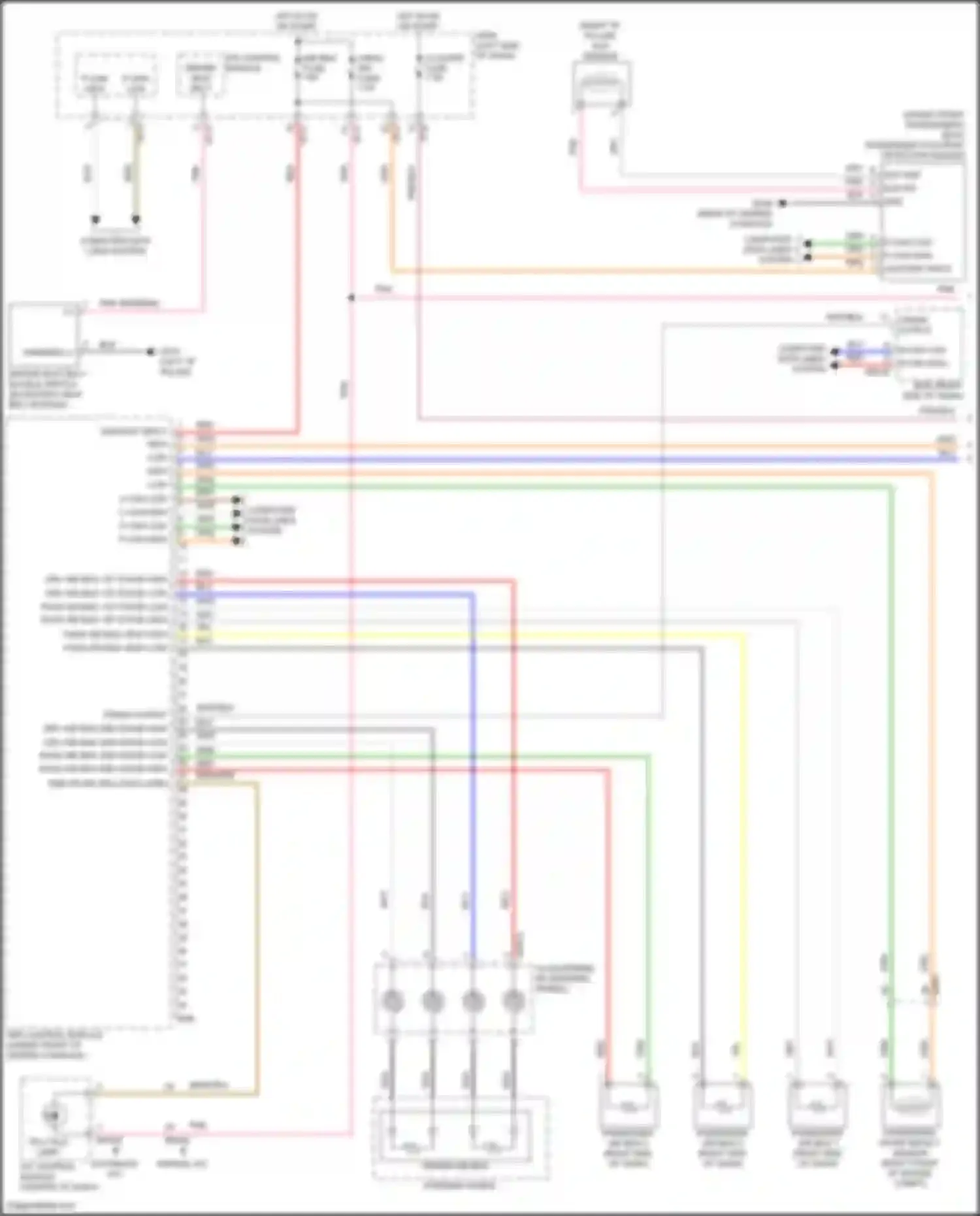 Kona Hyundai I facelift (2020-2024): Supplemental restraints circuit (1 of 2)
