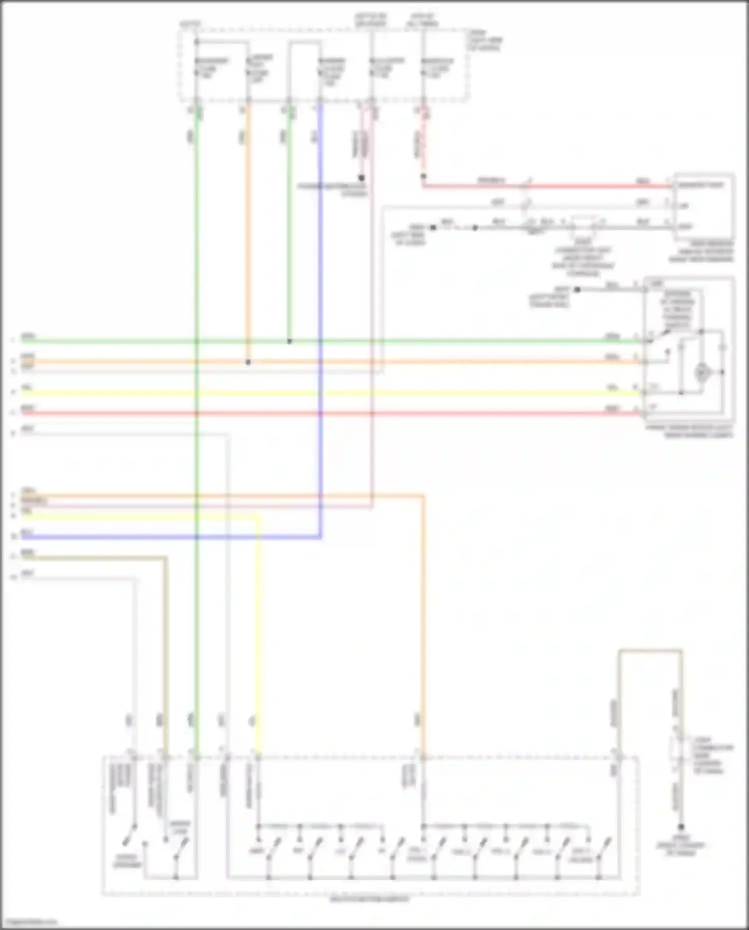 Kona Hyundai I facelift (2020-2024): Front wiper/washer circuit (2 of 2)