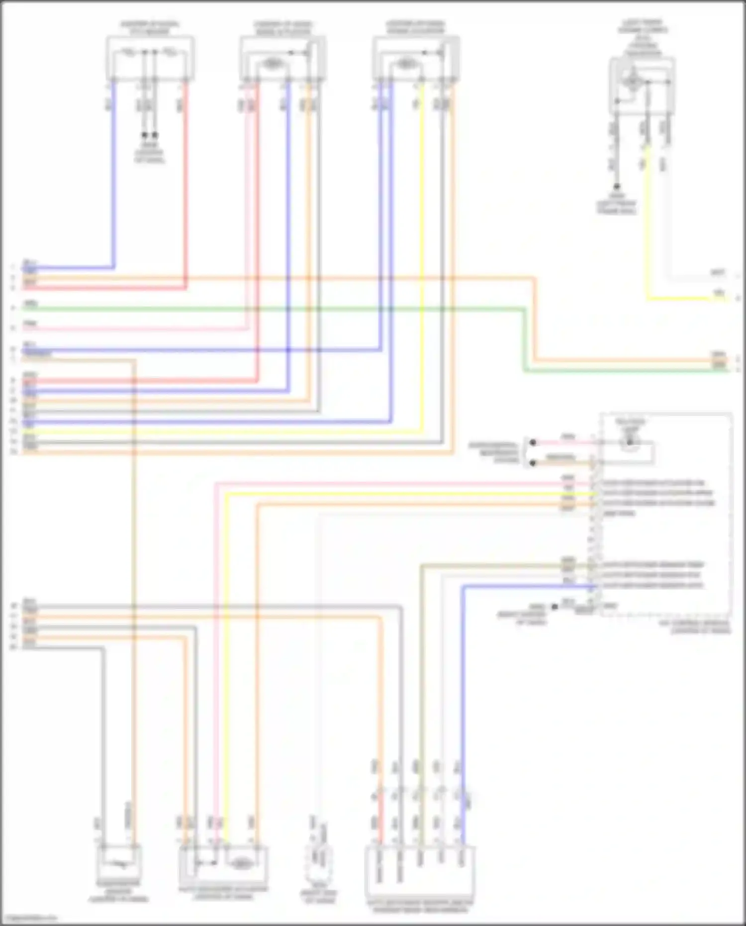 Wiring diagram auto defogger sensor sck for Hyundai Kona I facelift (2020-2024) (1 of 1)