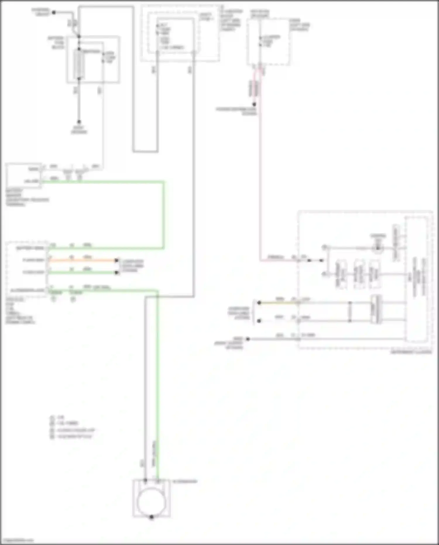 Wiring diagram battery sensor for Hyundai Kona I facelift (2020-2024) (1 of 2)
