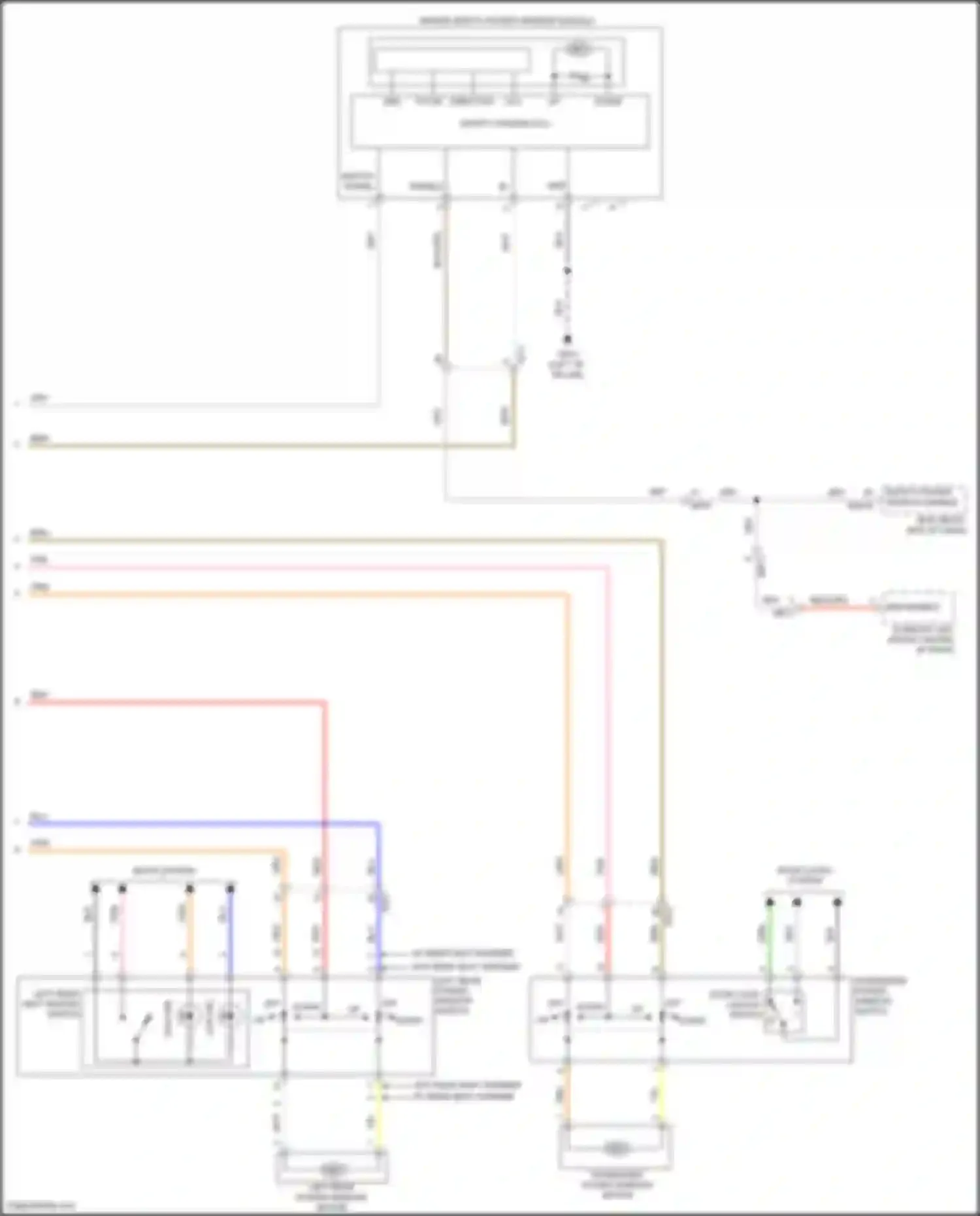 Wiring diagram blk for Hyundai Kona I facelift (2020-2024) (97 of 141)