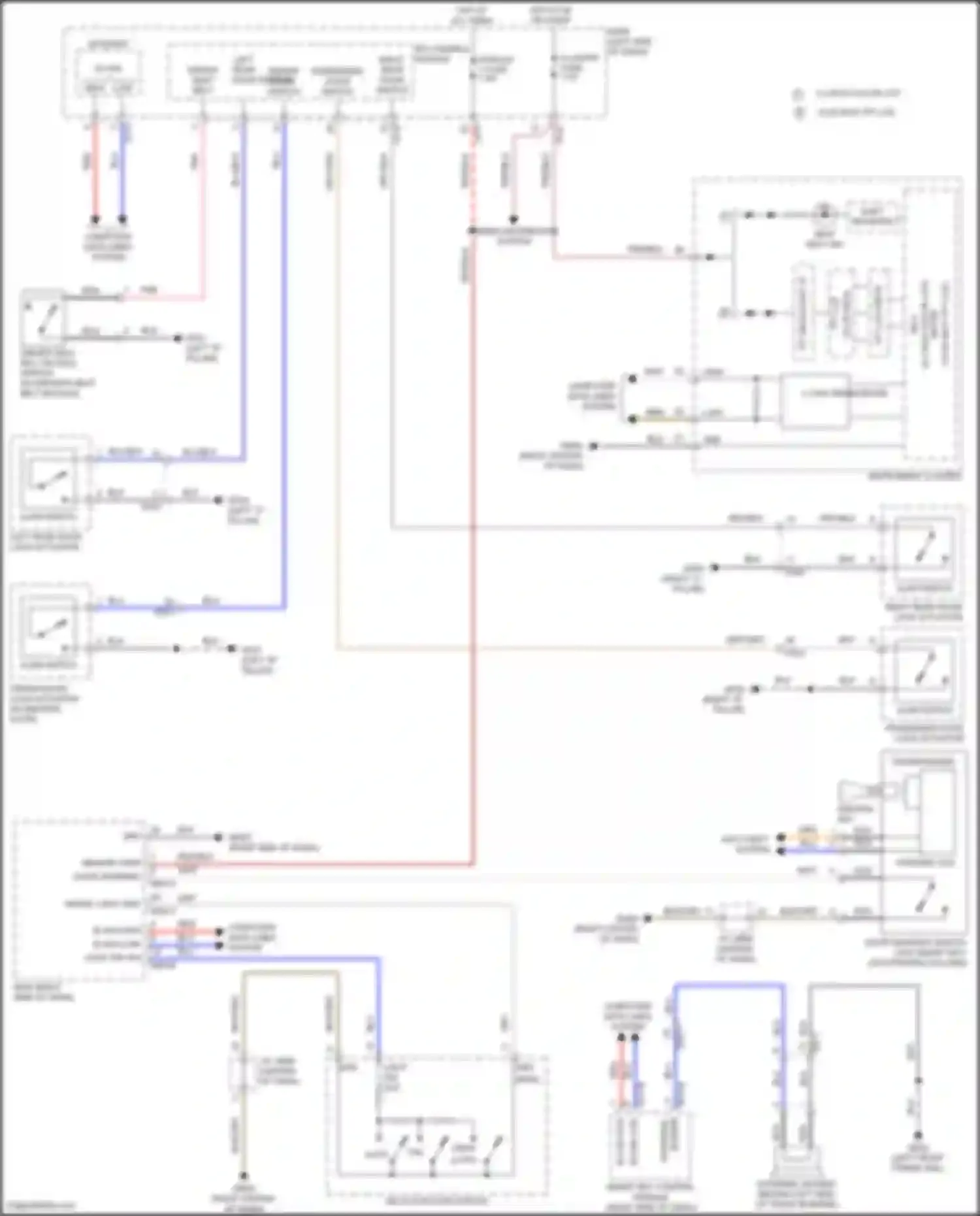 Wiring diagram blk/org for Hyundai Kona I facelift (2020-2024) (31 of 49)