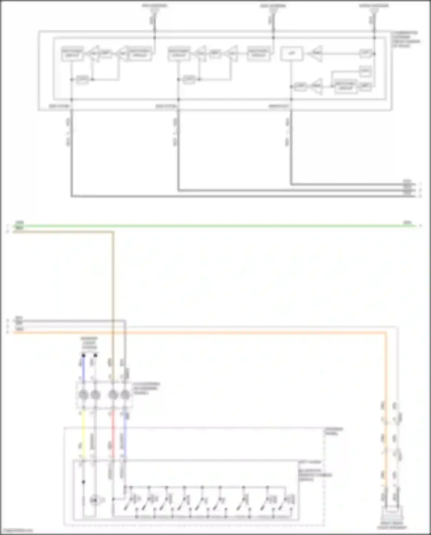 Wiring diagram blk/wht for Hyundai Kona I facelift (2020-2024) (10 of 10)